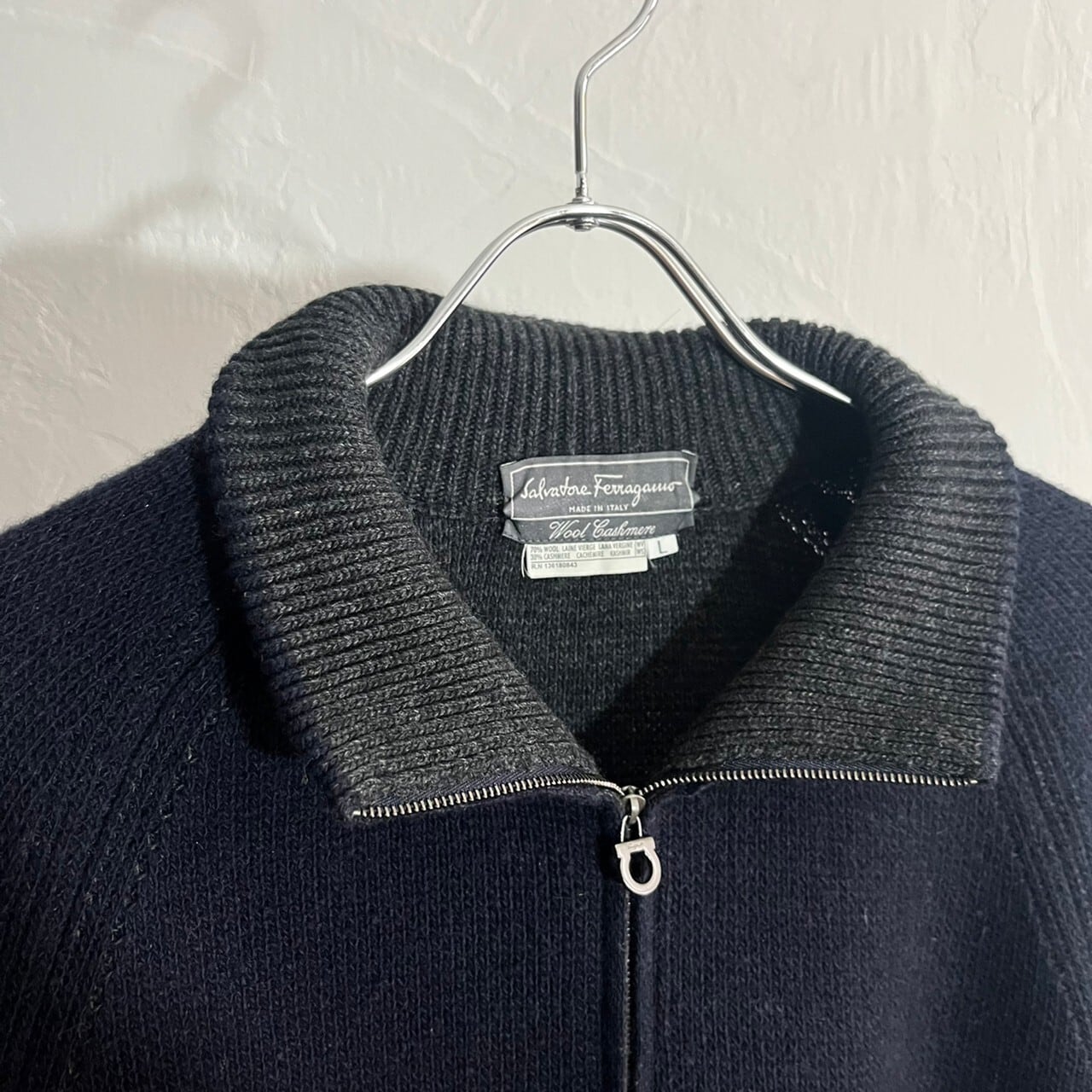 90s Salvadore Ferragamo Wool×Cashmere Drivers Knit ITALY製 | VOLAR