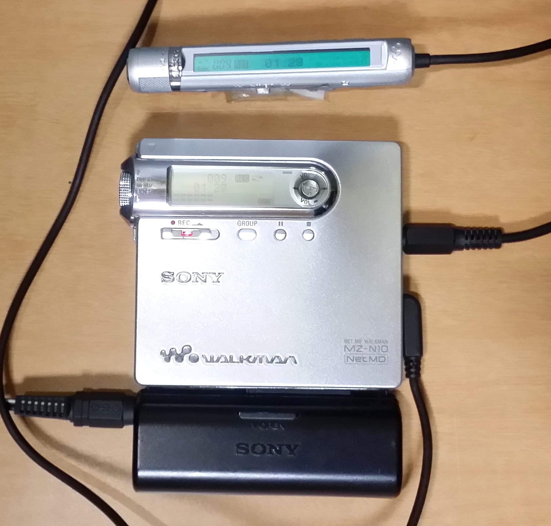 SONY MZ-N10ポータブルMDレコーダー プレーヤー充電器付 2026年最新