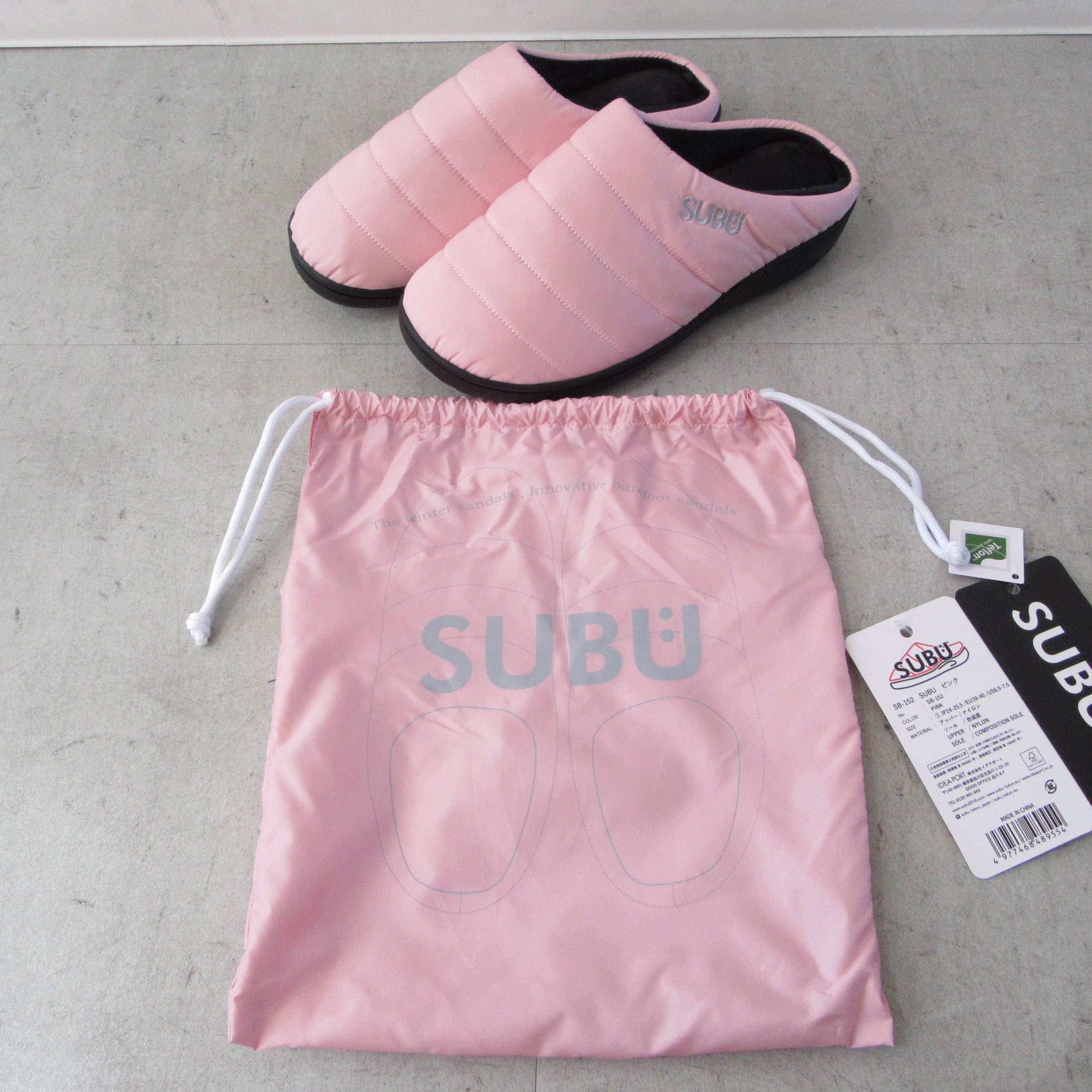 SUBU 冬のサンダル ピンク | セレクトショップen