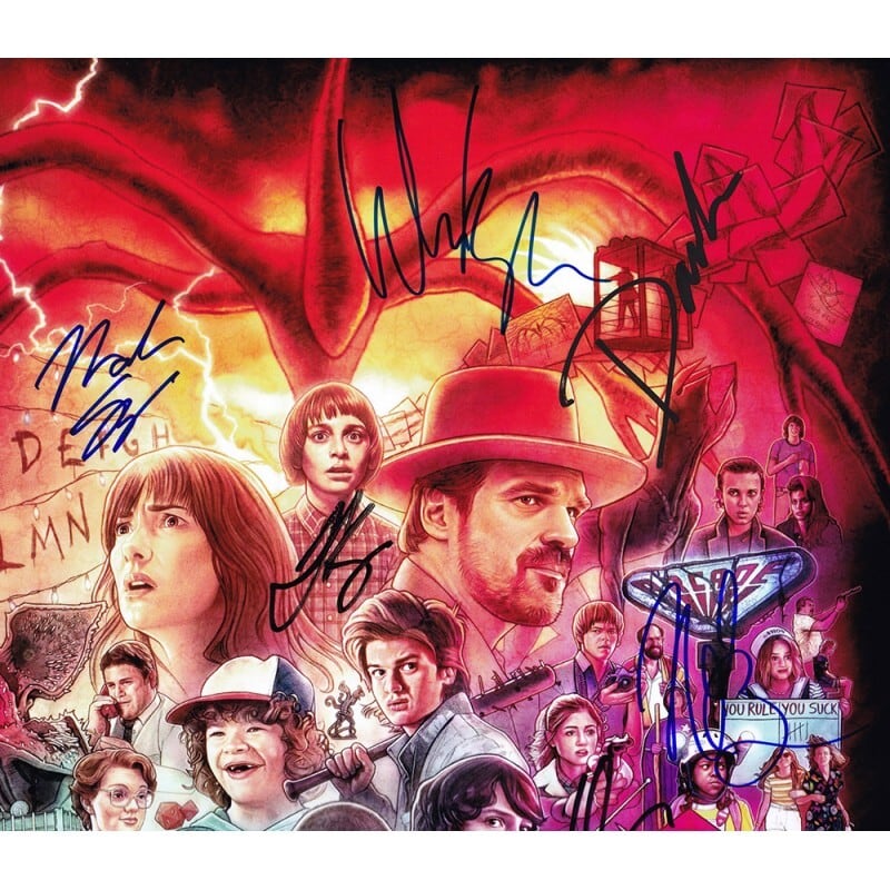 Stranger Things(ストレンジャーシングス) 【11名直筆サイン入りミニ