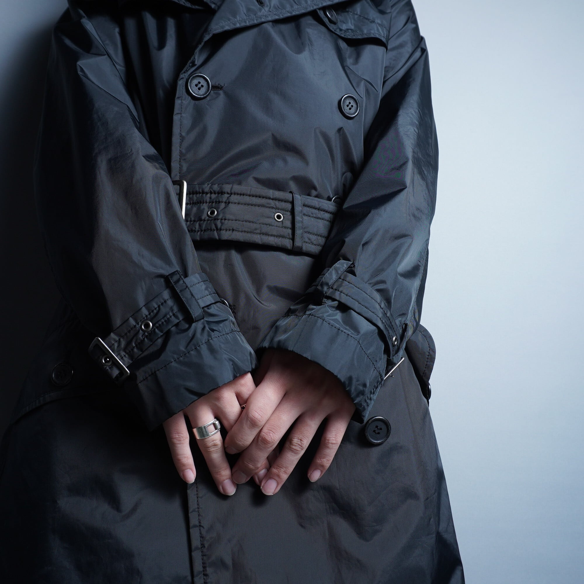 ISSEY MIYAKE】イッセイミヤケ 美品 タグ付 パラシュート ステンカラー