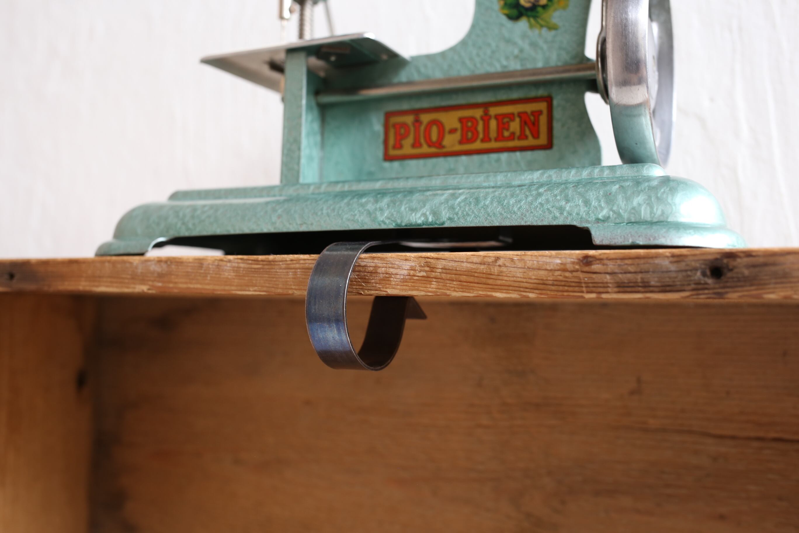 フランス アンティーク ヴィンテージ トイミシン PIQ-BIEN グリーン