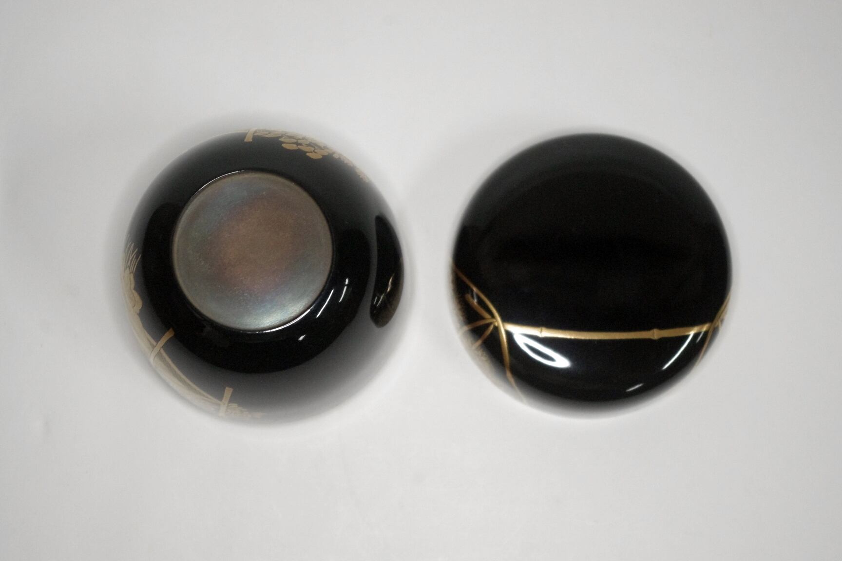 新井司峰作 花売蒔絵棗 内銀地 | 中信木村美術店