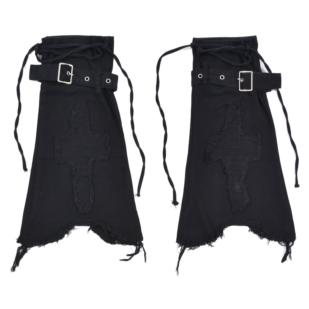 ベルトダメージクロス レッグウォーマー | VOLCAN&APHRODITE