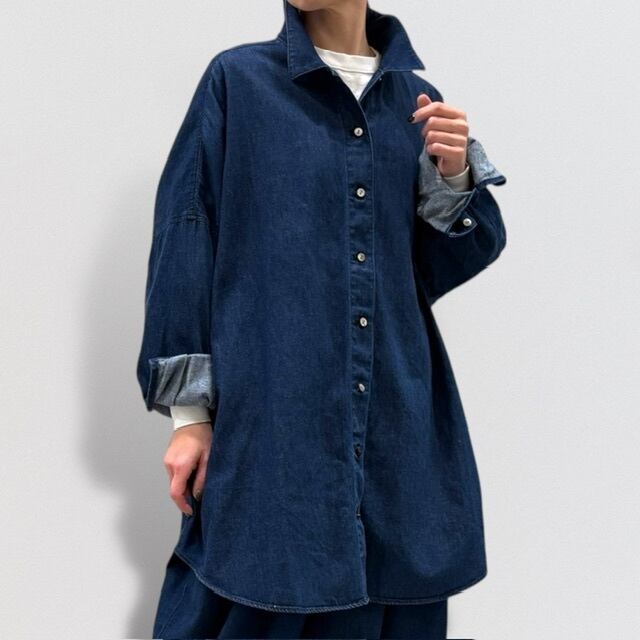 mizuiro ind デニム ワイド シャツ | CoCo Cuore