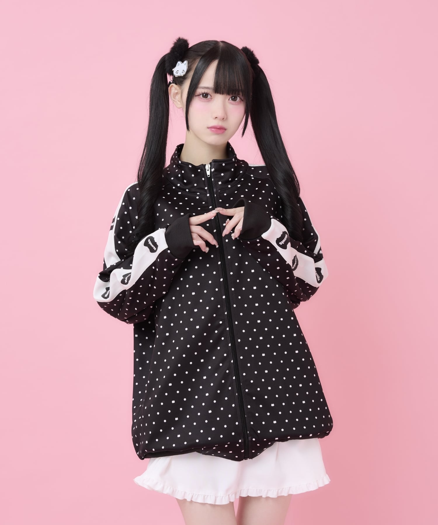 新！柄 ネ申おジャージ参上！(ドットブラック) | Hauls