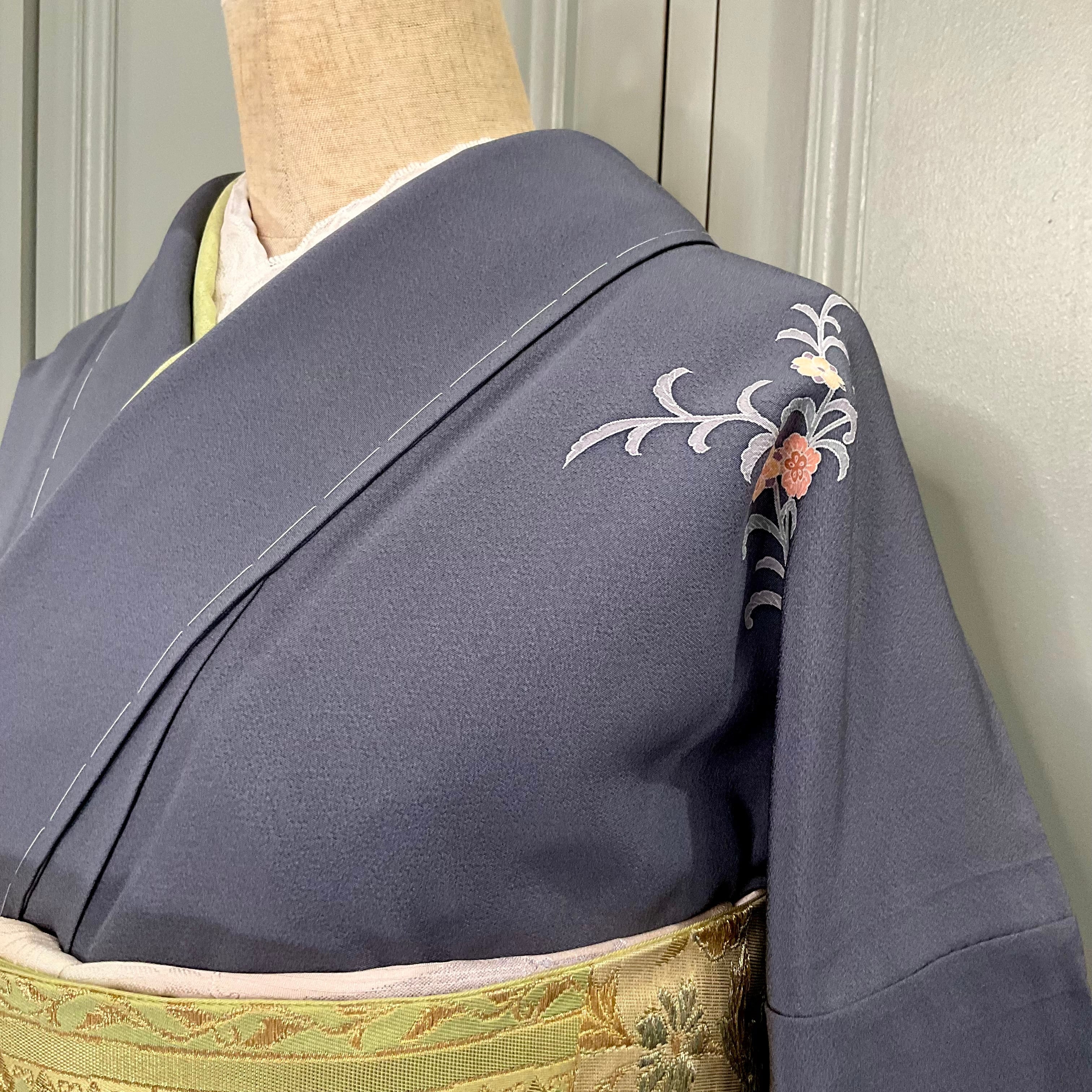 tall＊gray dress＊未使用品 宝相華 唐花 グレー 訪問着セット 礼装