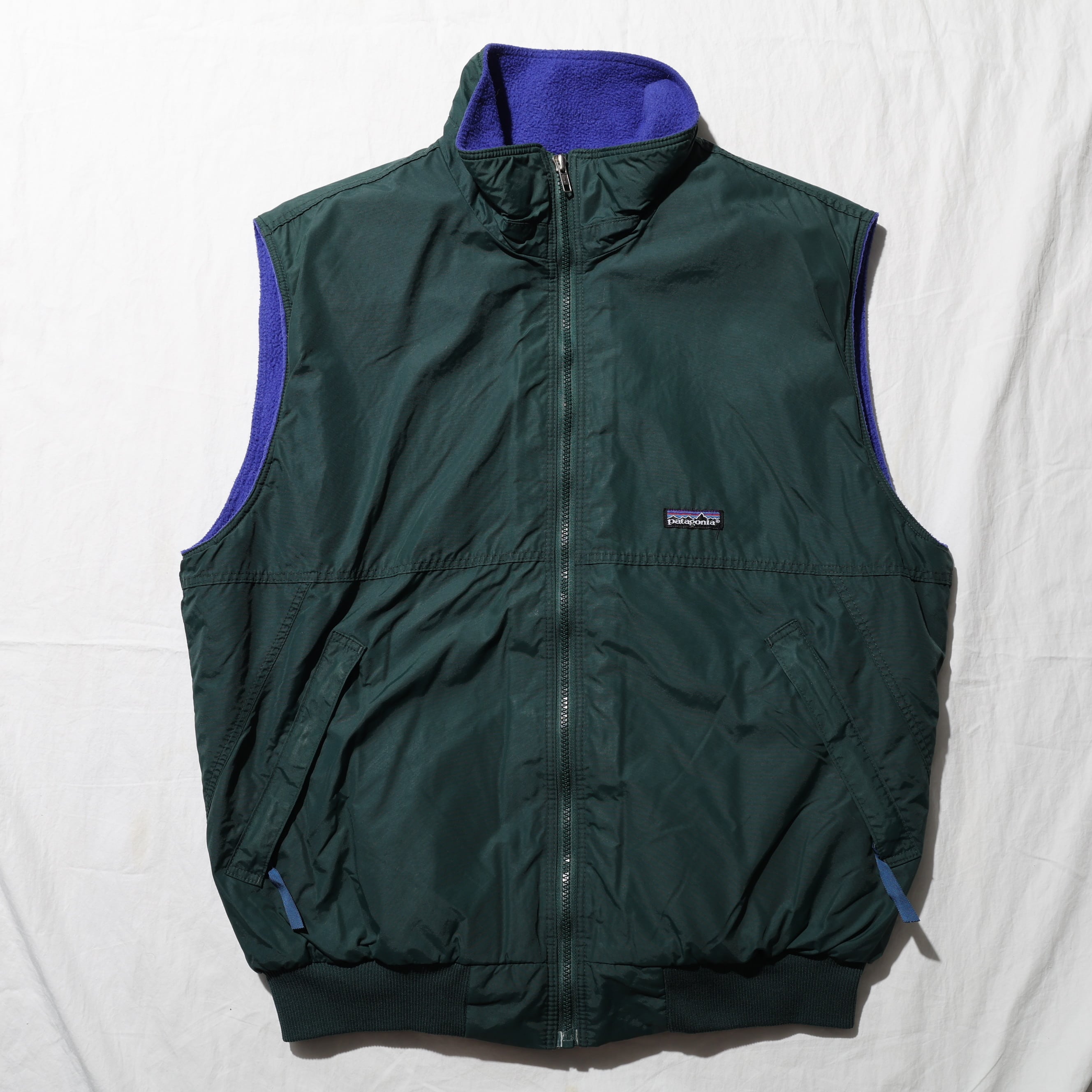 美品】Patagonia シェルドシンチラベスト ハンターグリーン Mサイズ