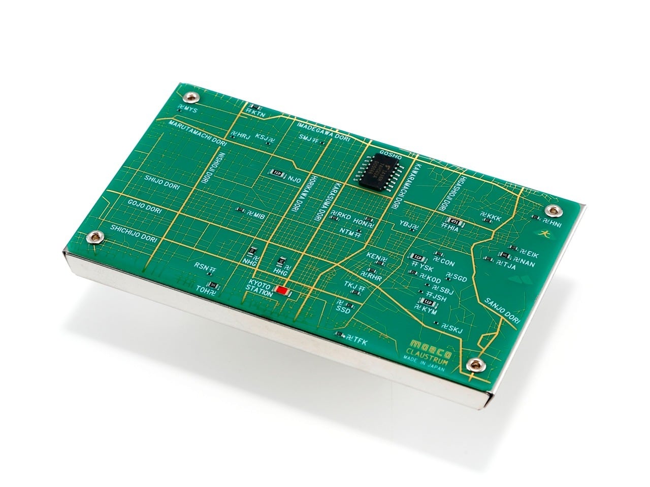 京都回路地図 名刺入れ | PCB ART moeco