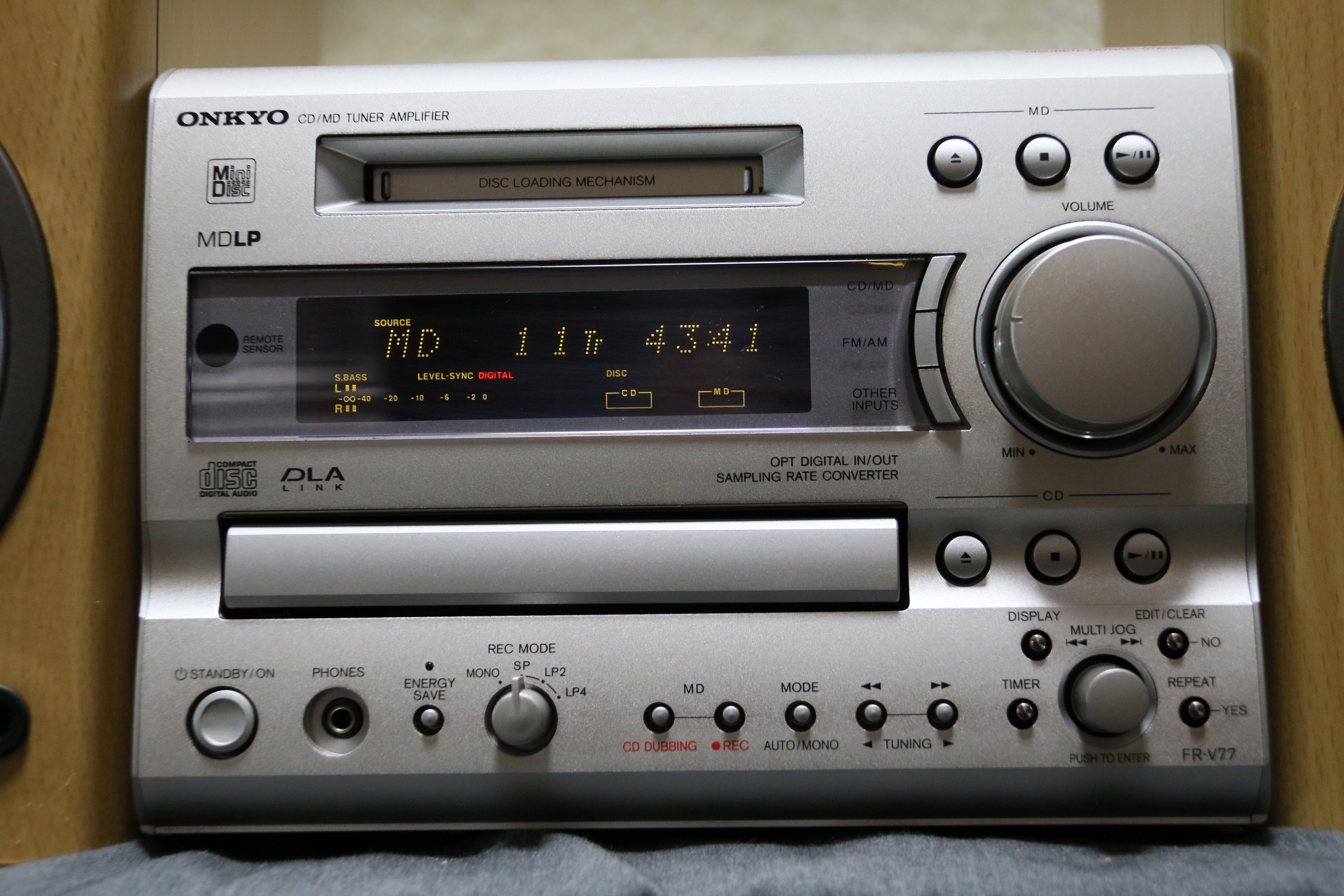 オンキョーONKYO FR-X7A＋V77 アンテナ付き 動作品 オンキョーONKYO FR