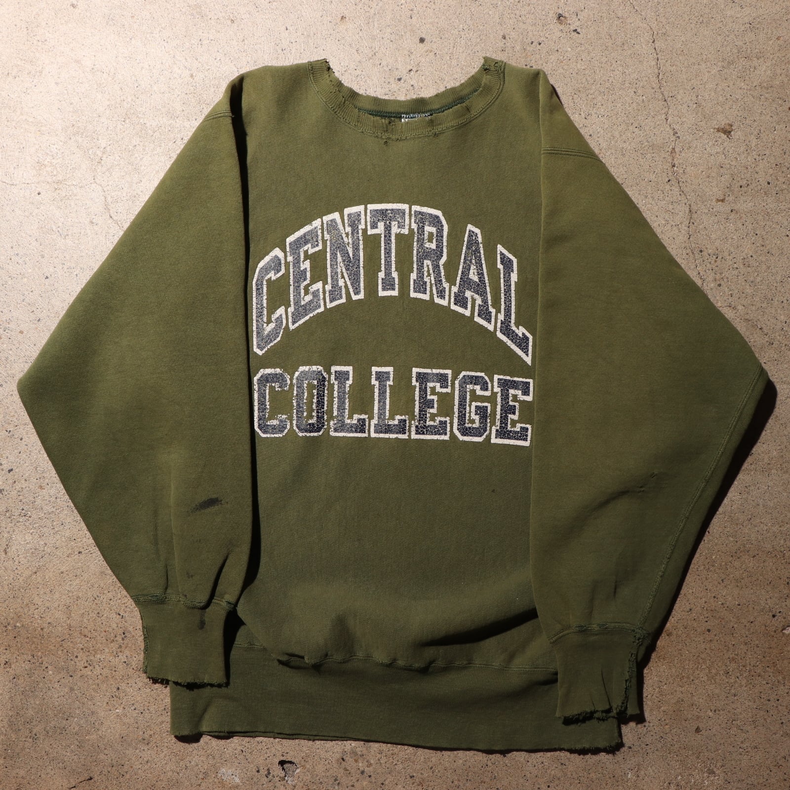 雰囲気◎ XL 90s USA オリーブグリーン リバースウィーブ チャンピオン