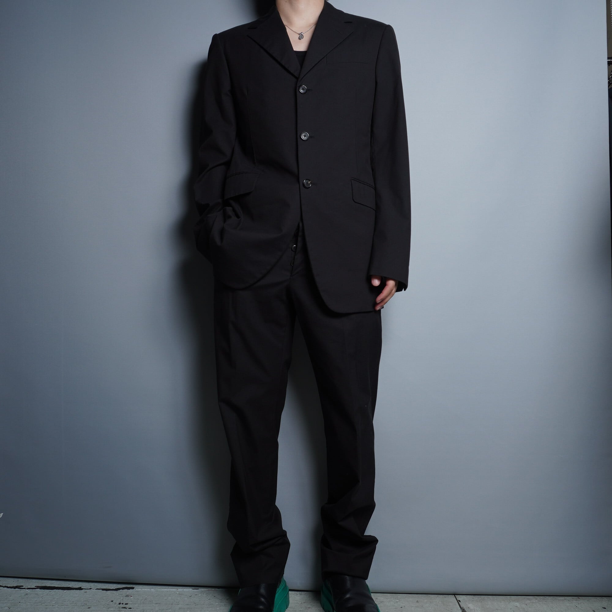 PRADA】プラダ ナイロンセットアップ black | ブランド古着屋 Jesus