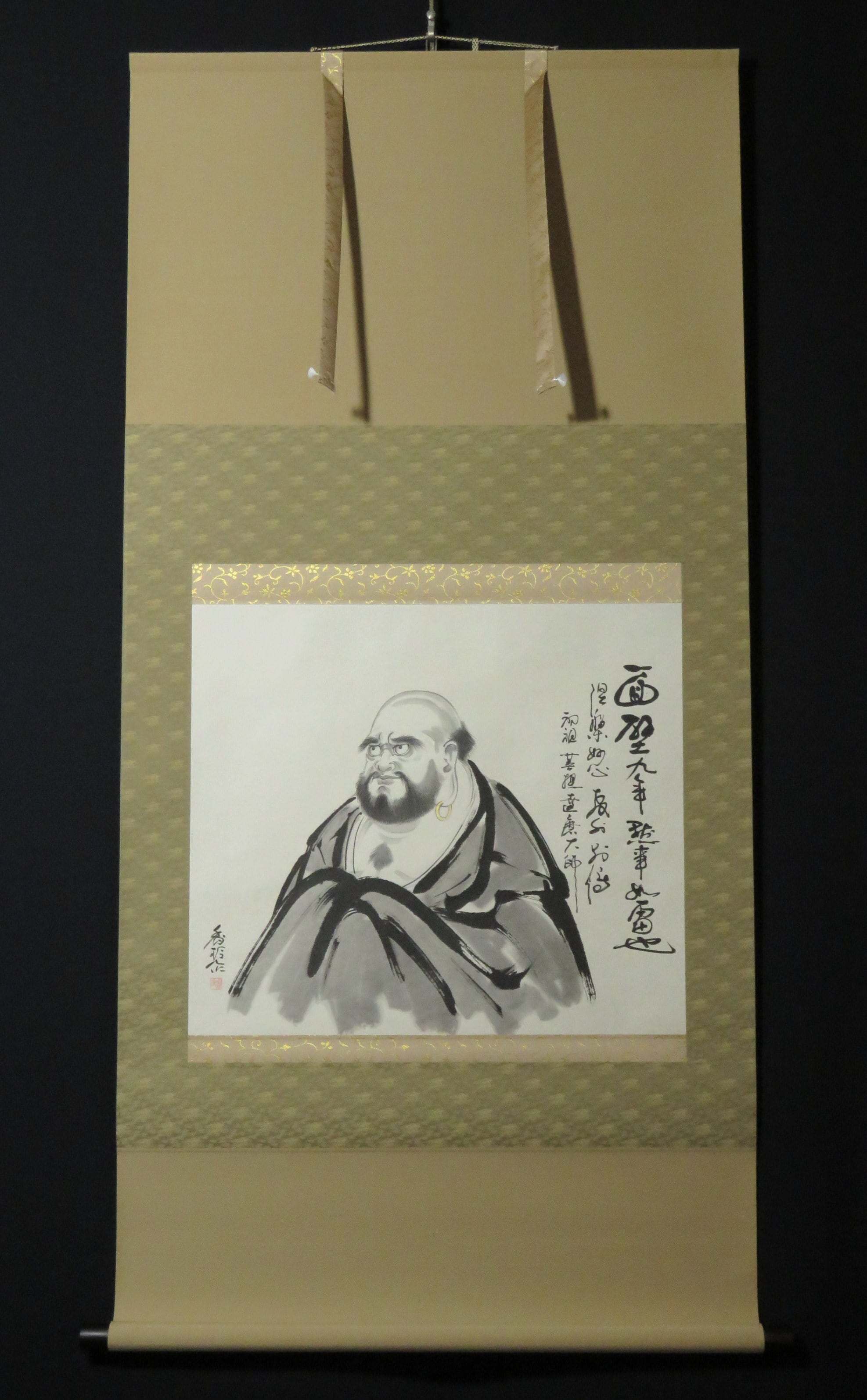 真作/四国八十八箇所霊場集印肉筆/四国八十八ヶ所/布袋屋掛軸HE-416 真