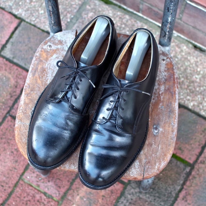 1990s US Navy Dress Oxford Shoes / 90年代 USN サービス シューズ