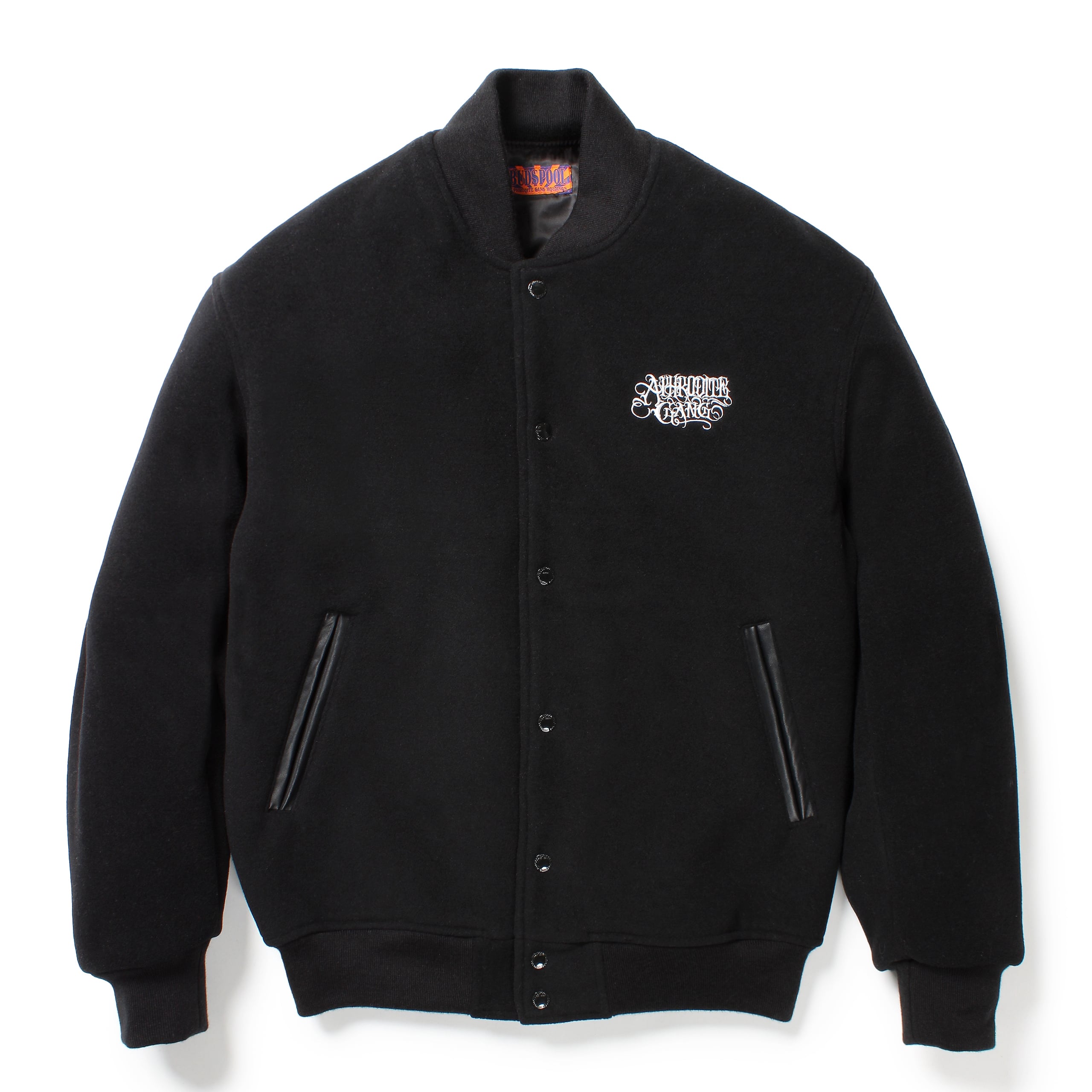 CLASSIC LOGO MELTON VARSITY JACKET | APHRODITEGANG HOLDINGS
