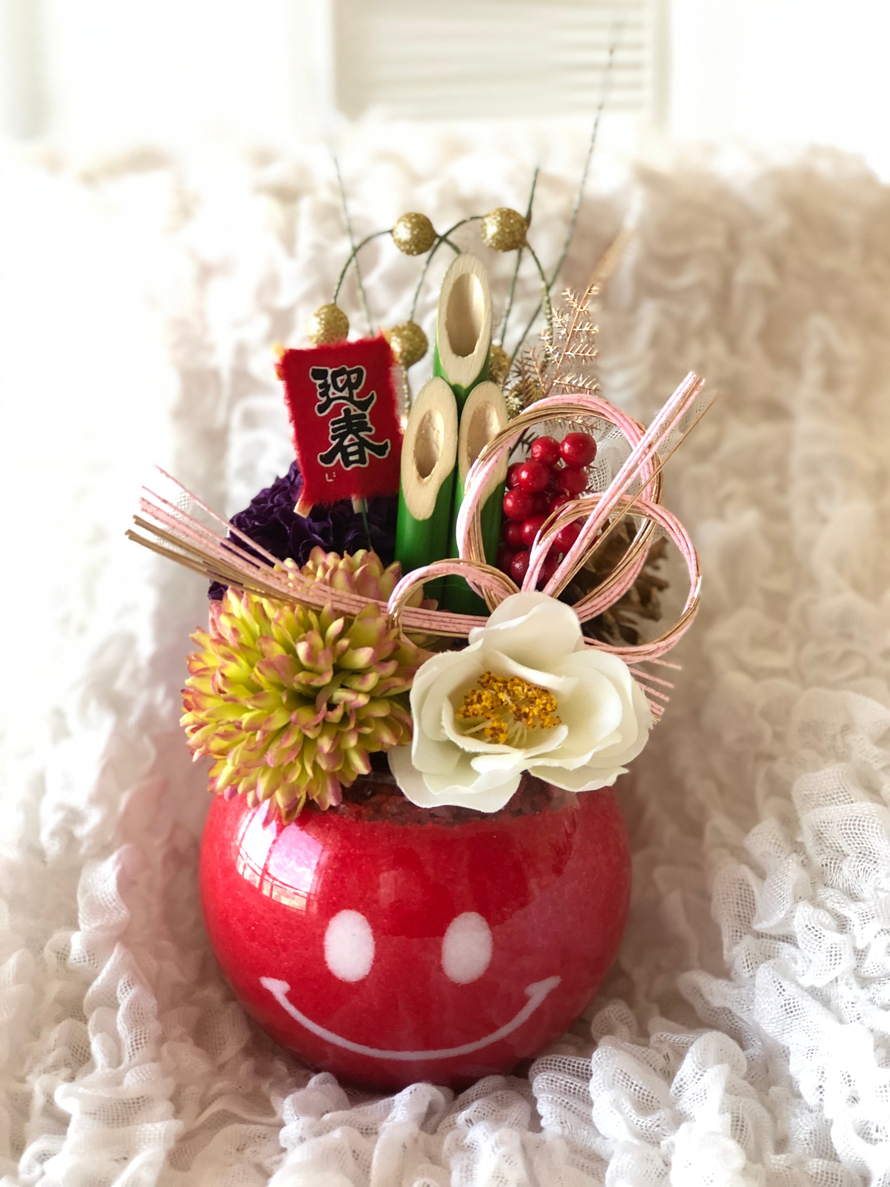 門松ニコちゃん【D】 | カラーサンドスタジオ