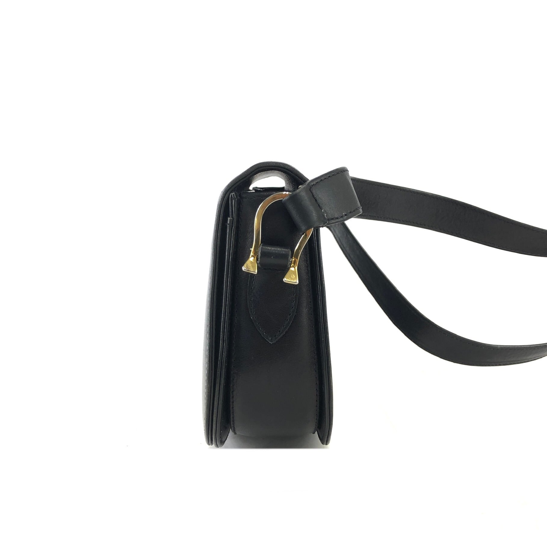 GUCCI グッチ ホースビット レザー ハーフムーン ショルダーバッグ