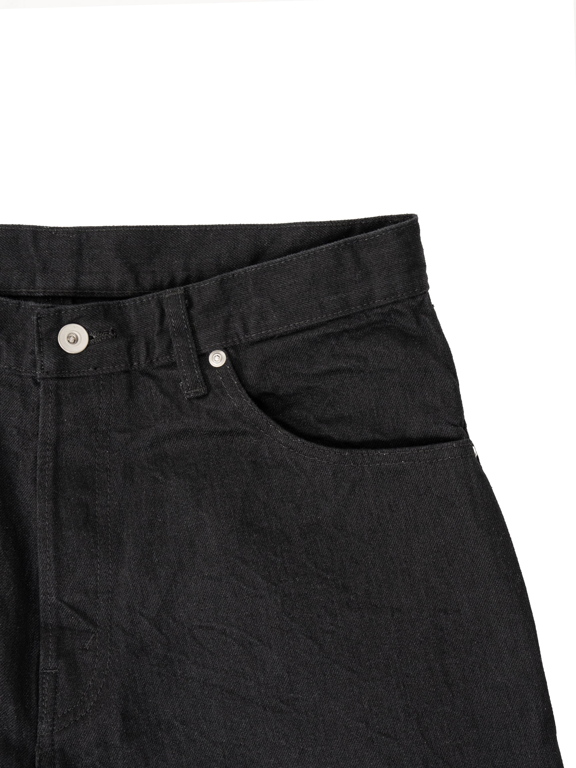 Japan Black Baggy Denim Pants (black) | OVY