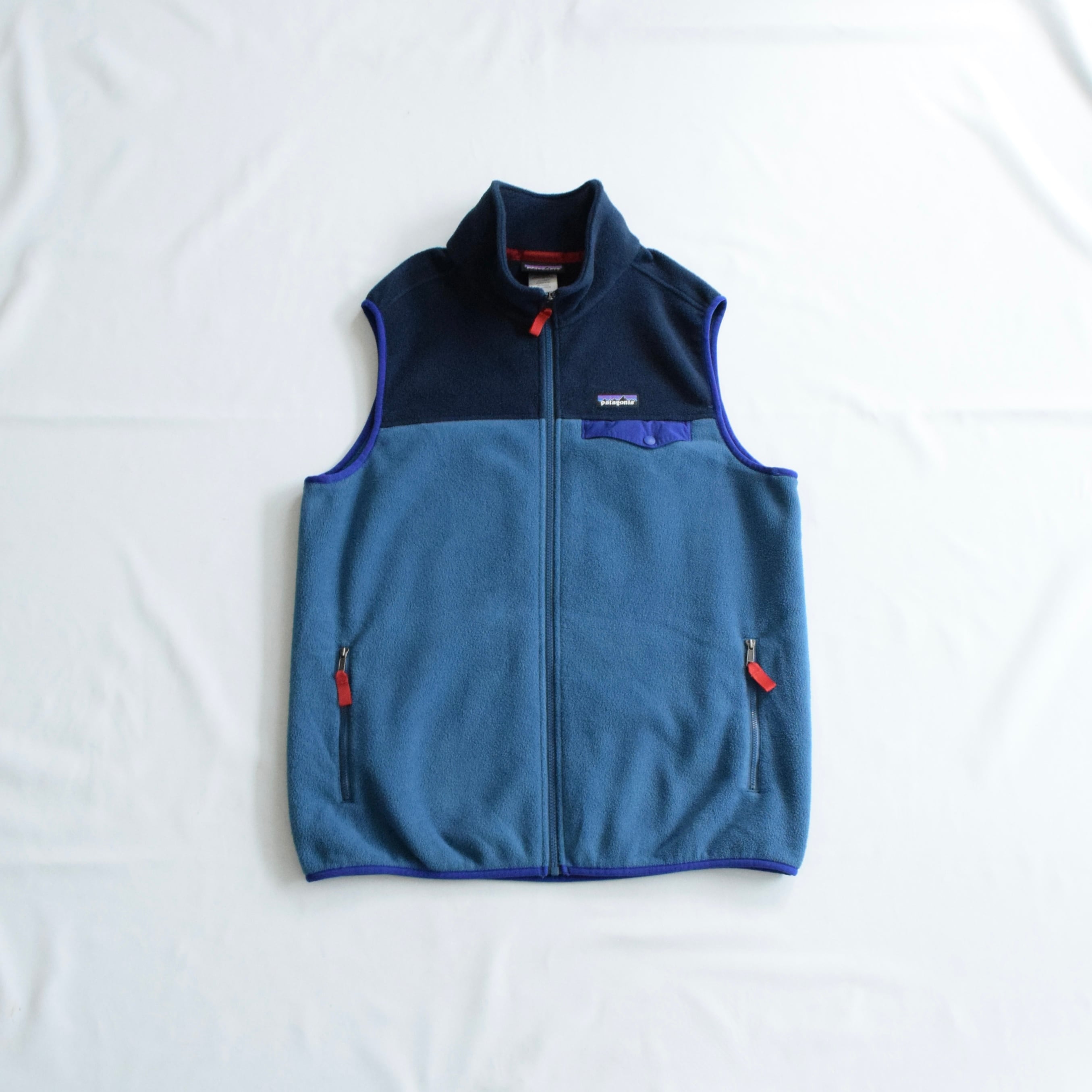 Patagonia ライトウェイトシンチラベスト メンズL ネイビー×ブルー