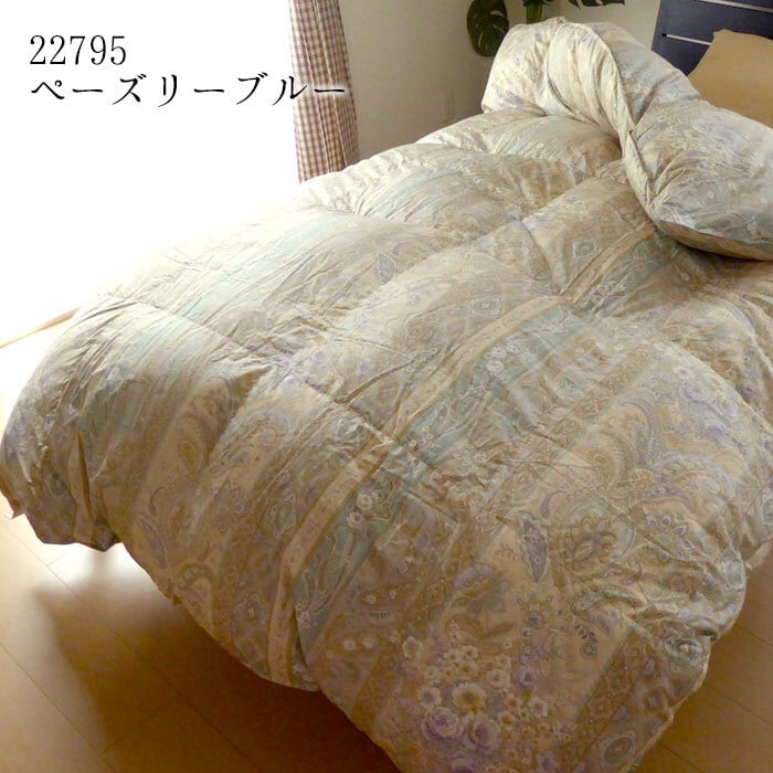 羽毛布団 シングル 羽毛布団 冬 超増量1.4kg 150×210 日本製 ロイヤル