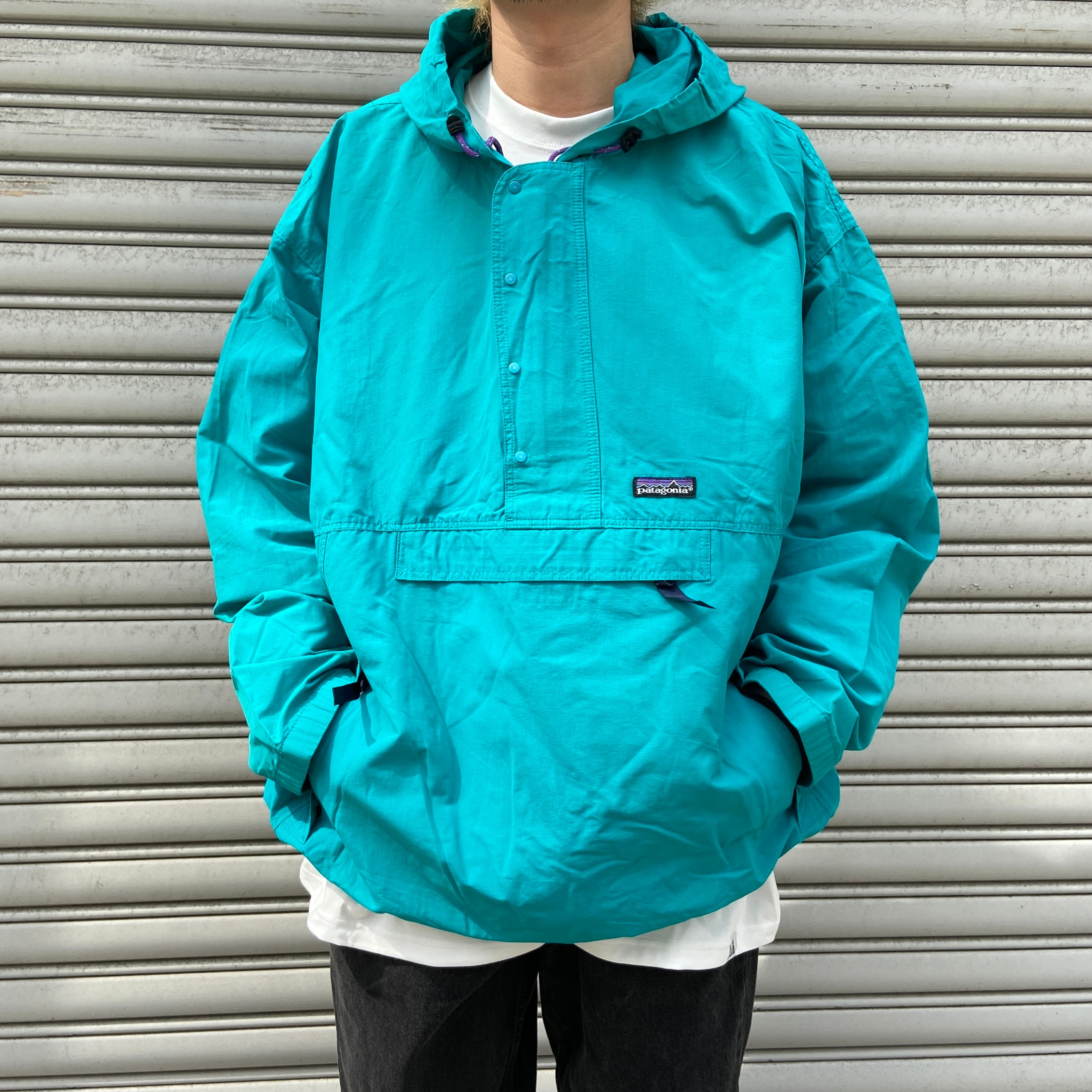 90s USA製 patagonia バキーズプルオーバー アノラック XL | 古着屋 Uan