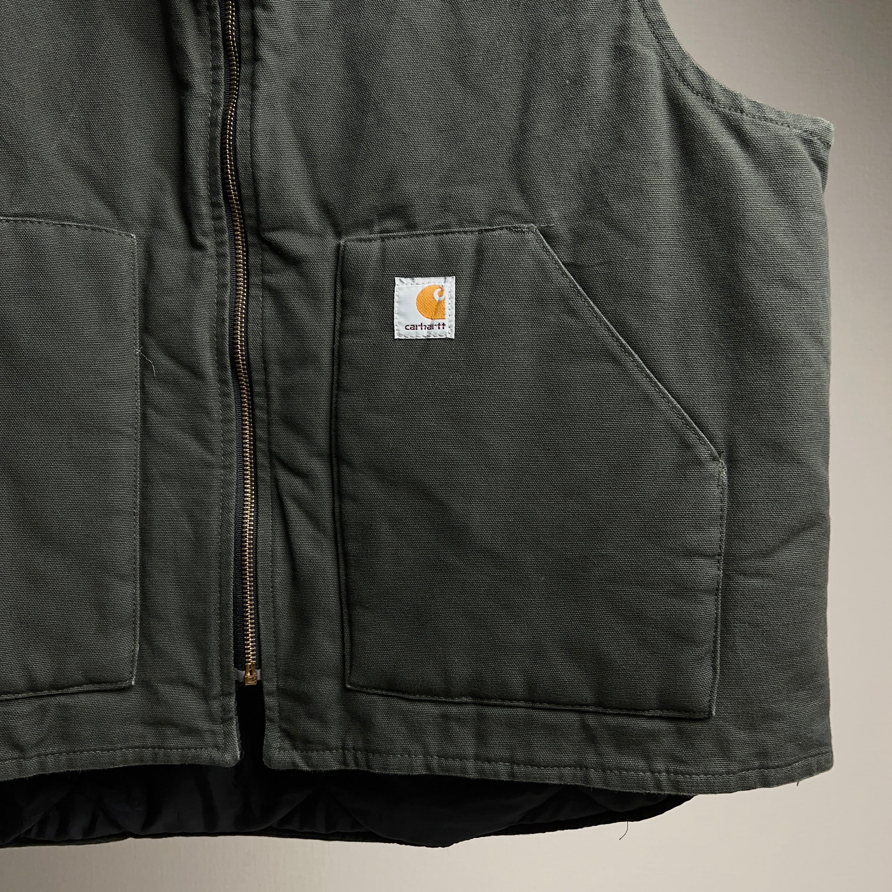 00's “Carhartt” Duck Vest SIZE XL ~00年代 カーハート ダックベスト