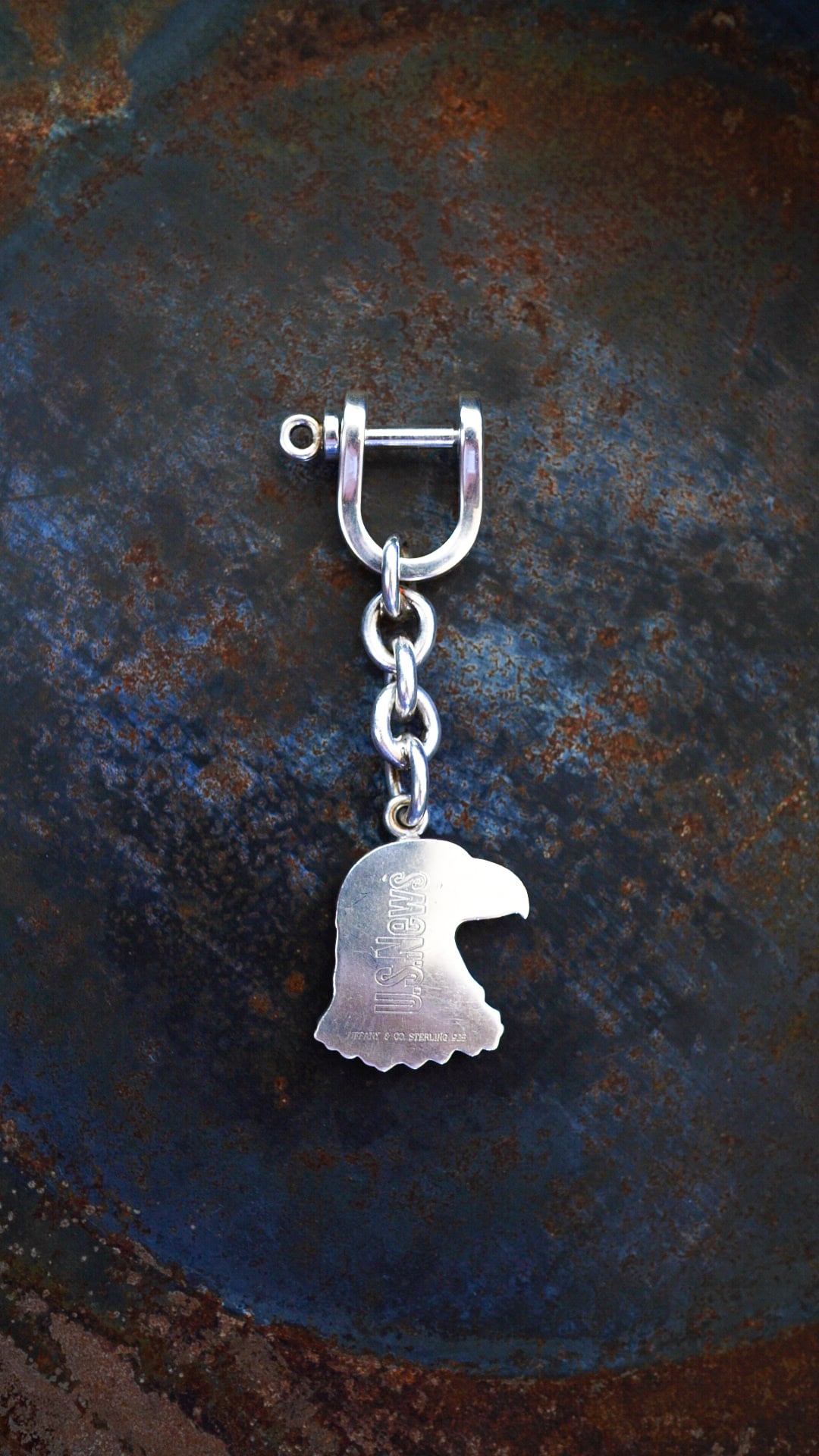 ティファニー ヴィンテージ ドッグ ヘッド キーリング 925 VINTAGE