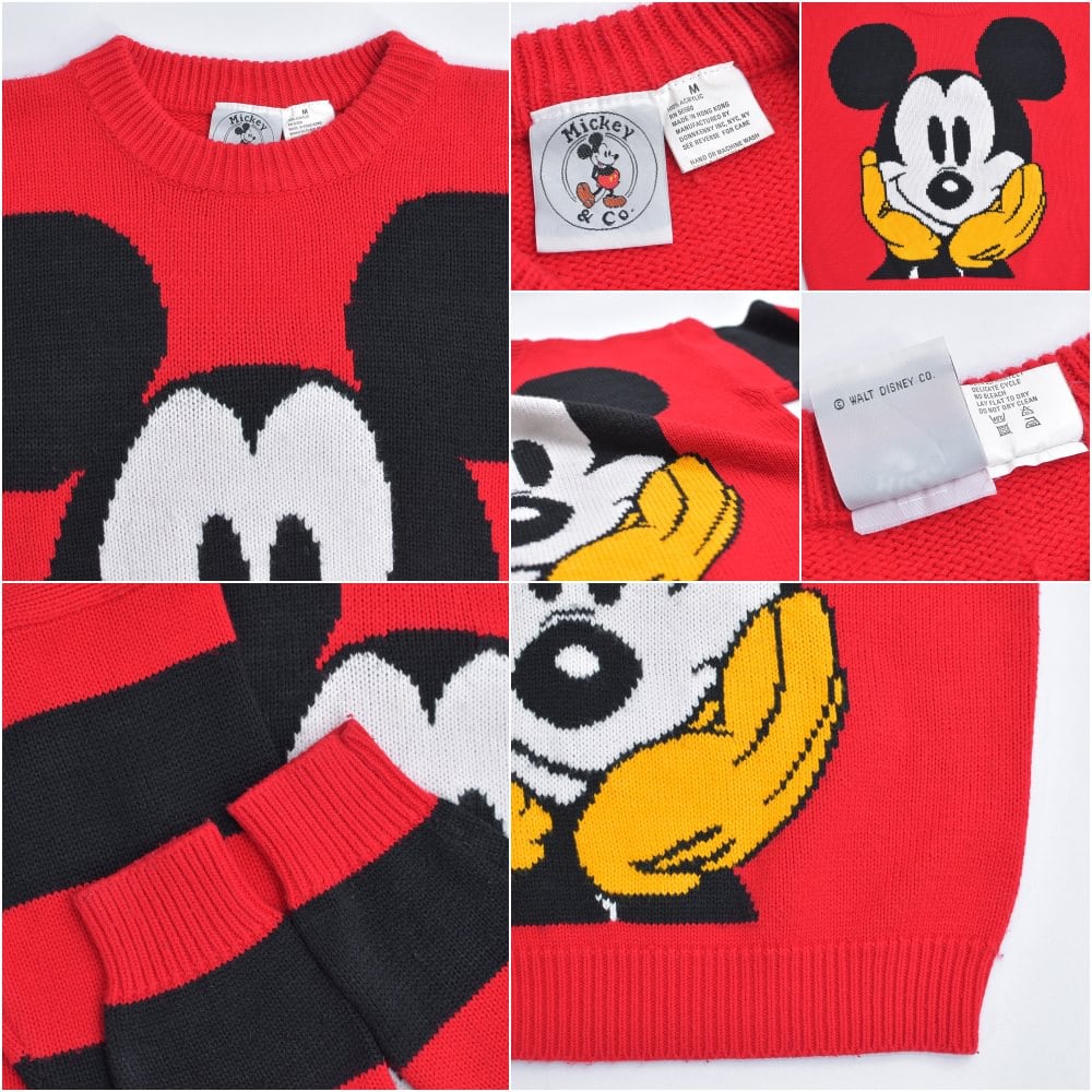 90s Mickey & Co ディズニー ミッキーマウス フェイスデザイン プル
