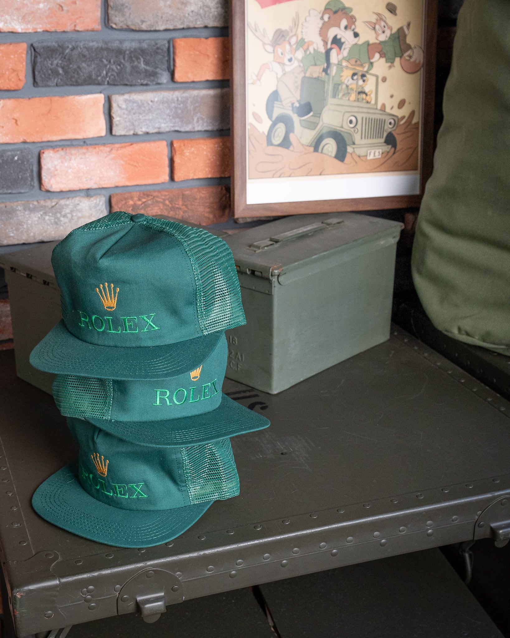 DEADSTOCK】ROLEX Trucker Cap Made in USA ロレックス メッシュ