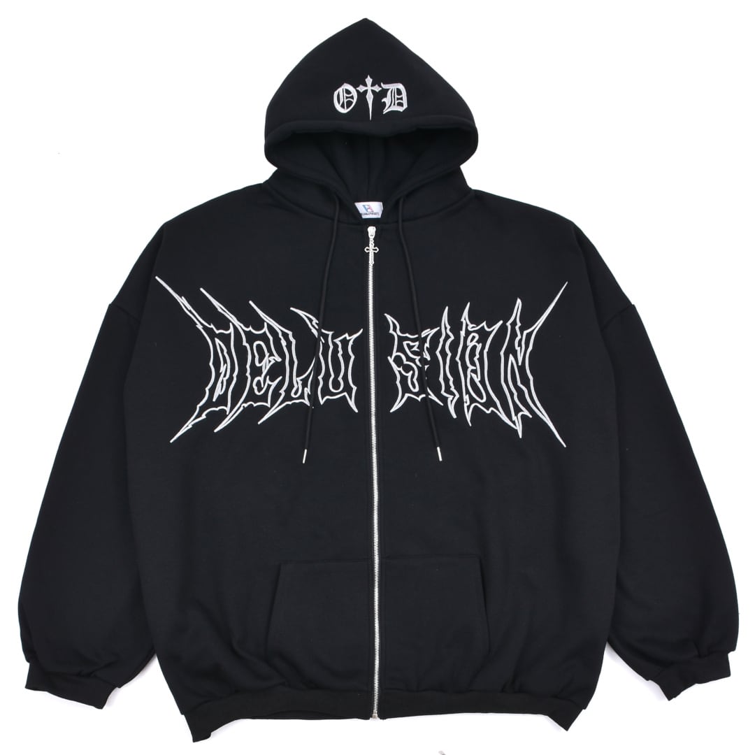 メタルクロスZIPパーカー(裏起毛) | VOLCAN&APHRODITE