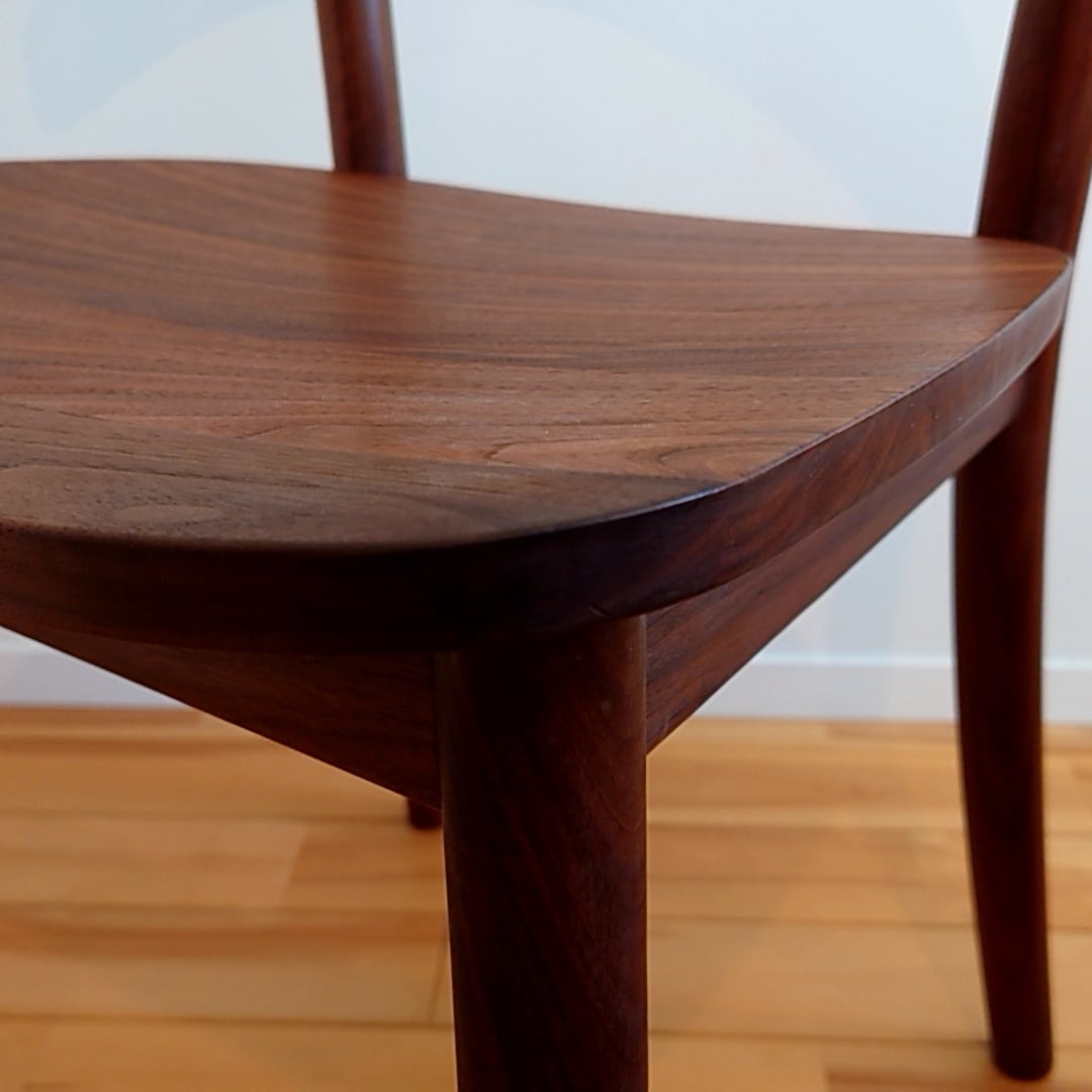 無印良品 REAL FURNITURE ウォールナット無垢材チェア 深澤直人 ②