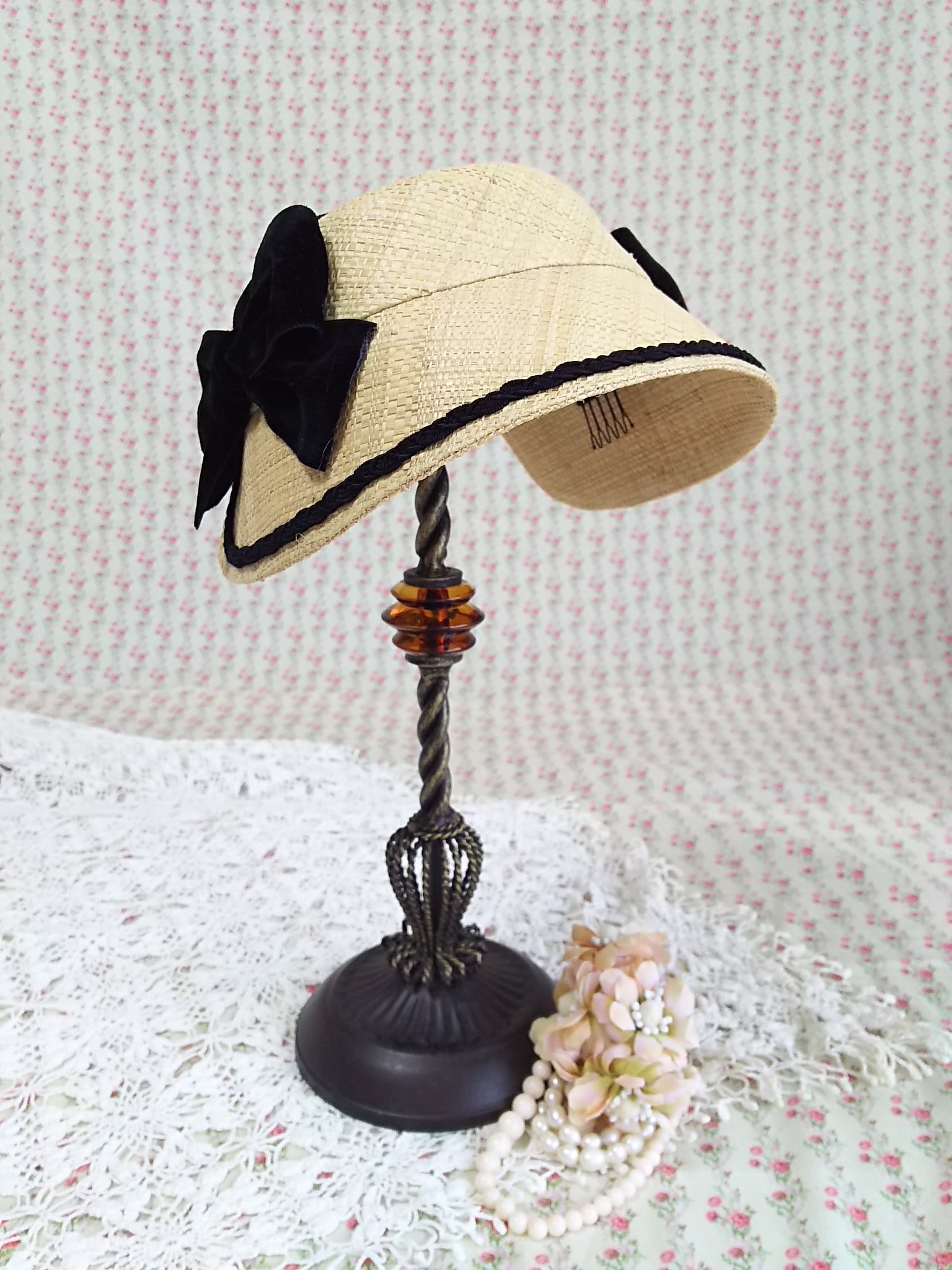 小公女のボンネ(ラフィア) | アノンハット