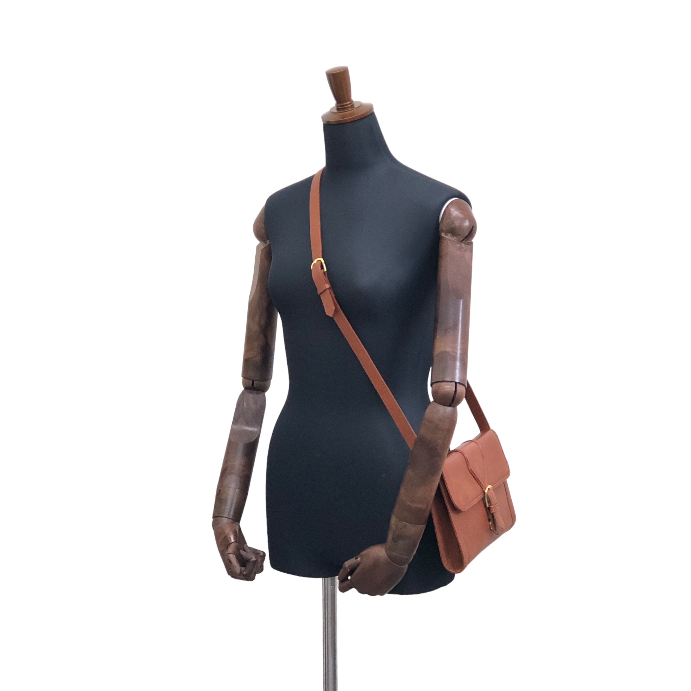 Yves Saint Laurent イヴ・サンローラン ショルダーバッグ ブラウン