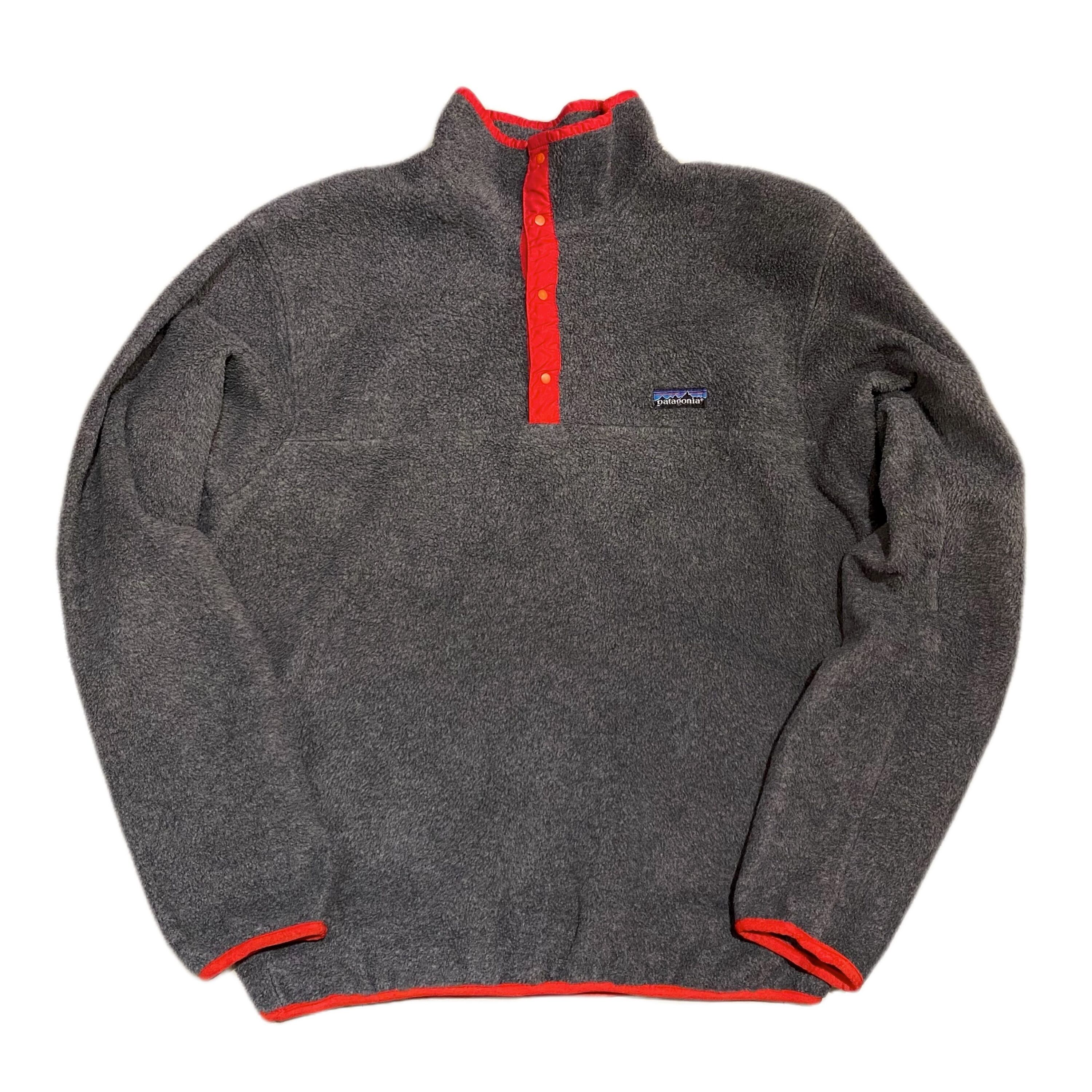80s パタゴニア PATAGONIA シンチラ フリース スナップT【M】グレー