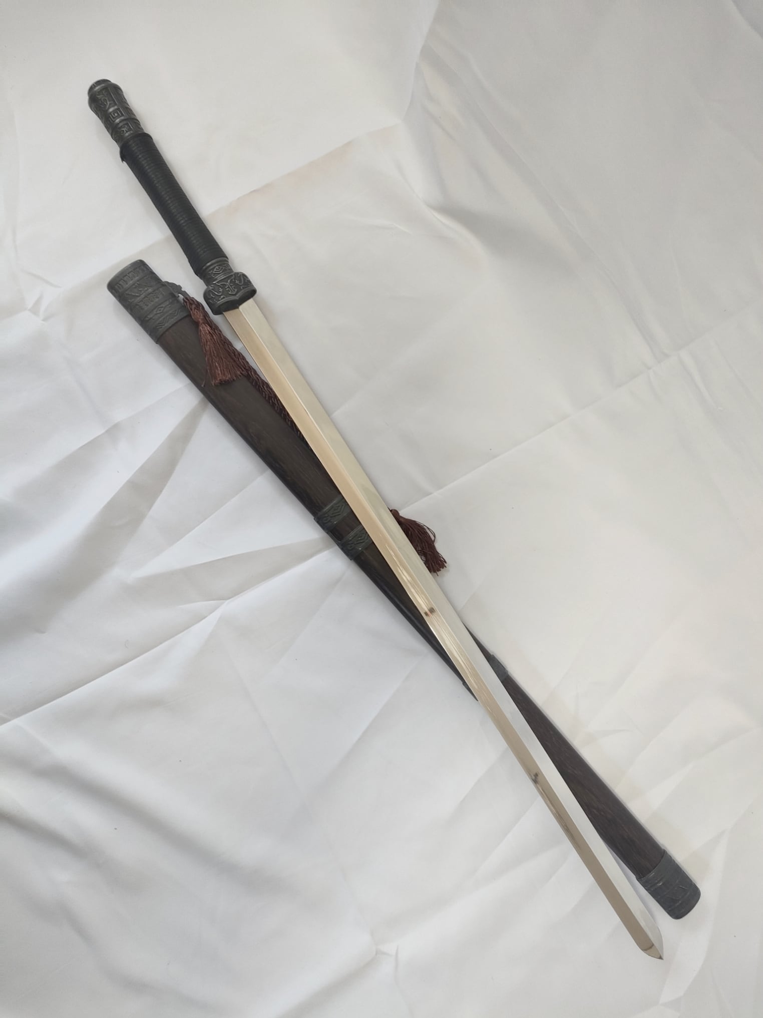 秦剣 アルミ合金刀身 模造刀 中国剣 太極拳演武用 | 張安堂 本店