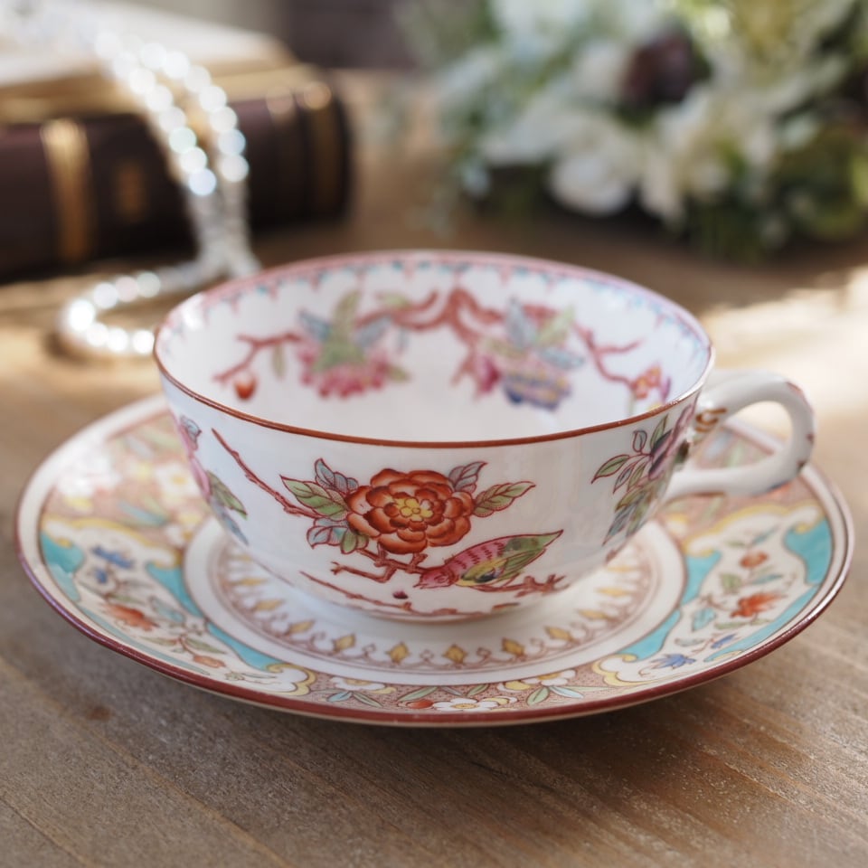 新春アンティーク福袋③プレート&ソーサー5枚セット サルグミンヌ