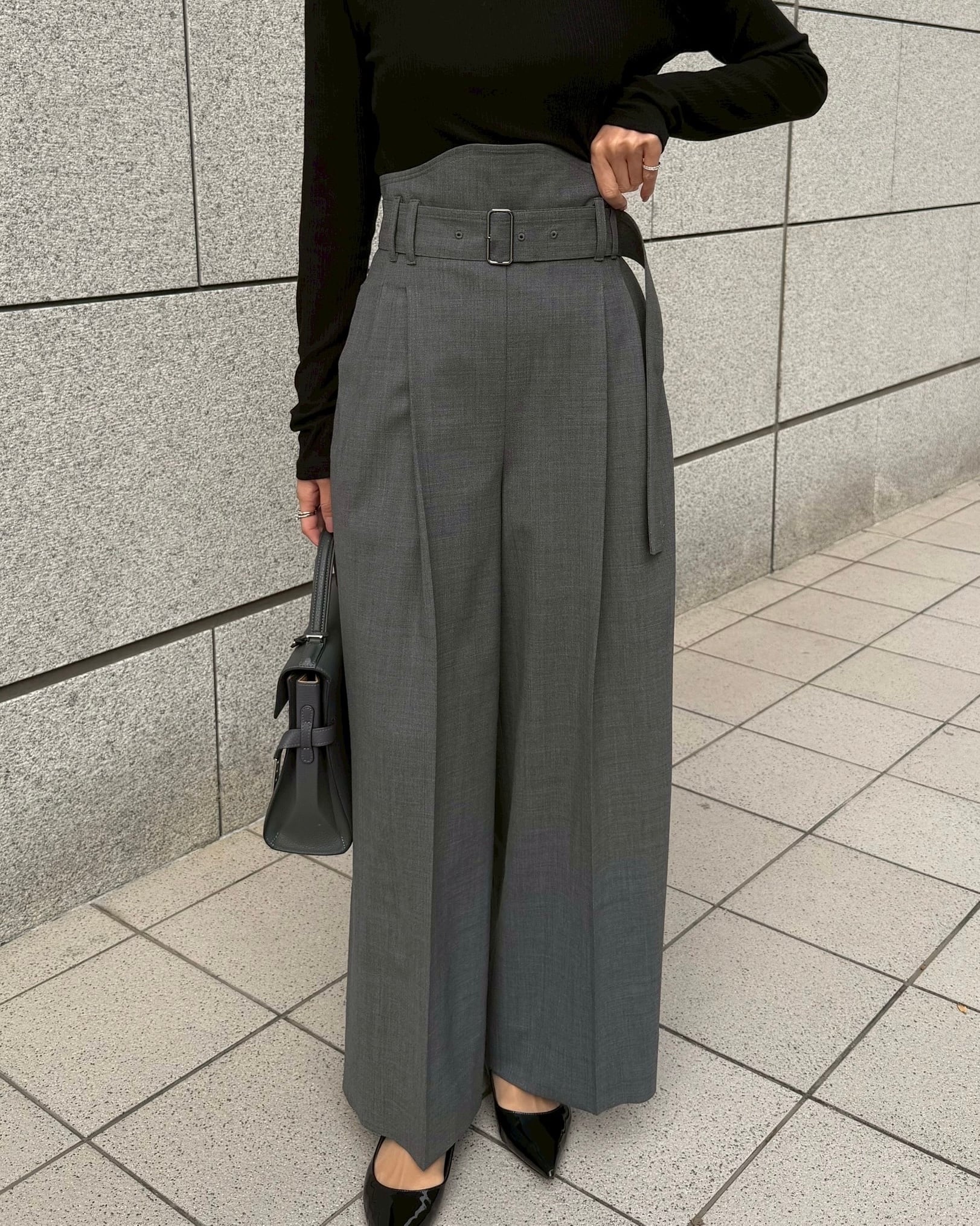 予約】duck pants / gray (2月下旬発送予定) | HYEON