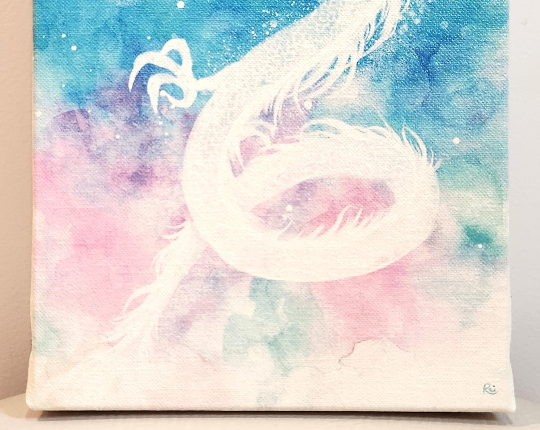 龍神ヒーリングアート 青ピンク系 | kyotoange