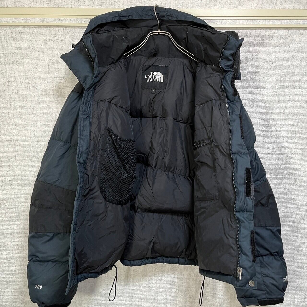 ノースフェイス ダウンジャケット バルトロ ネイビー 刺繍ゴアドライ