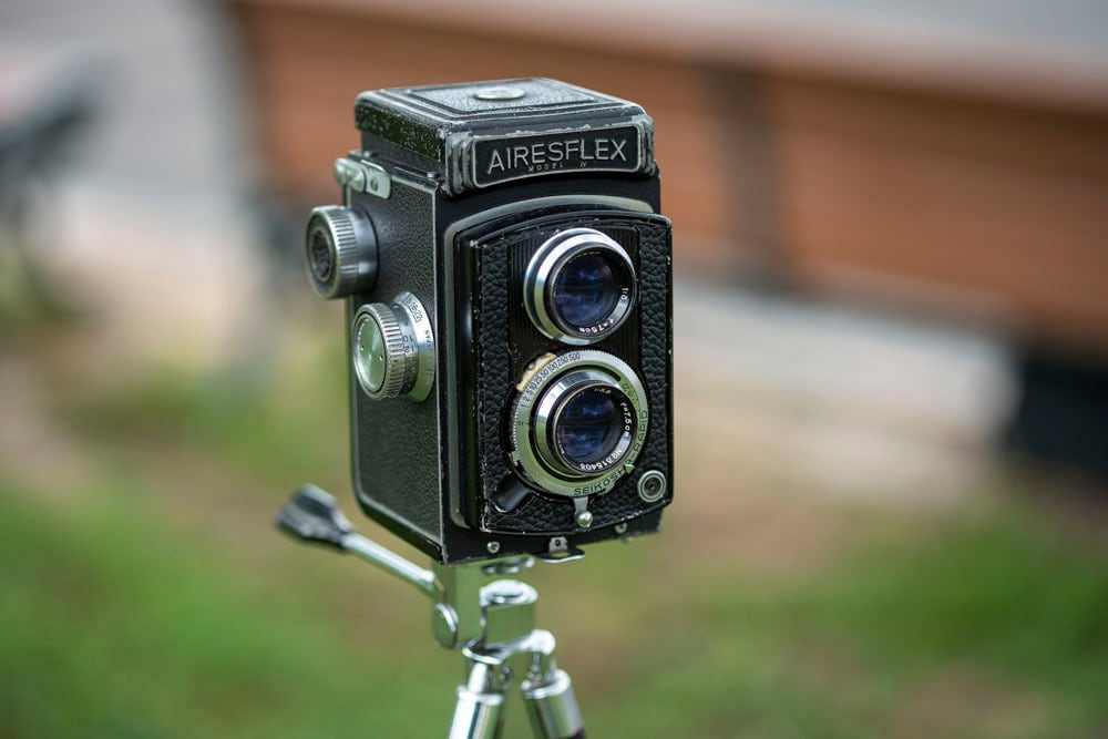 二眼レフカメラ AIRESFLEX アイレスフレックス Ⅳ型 【送料無料