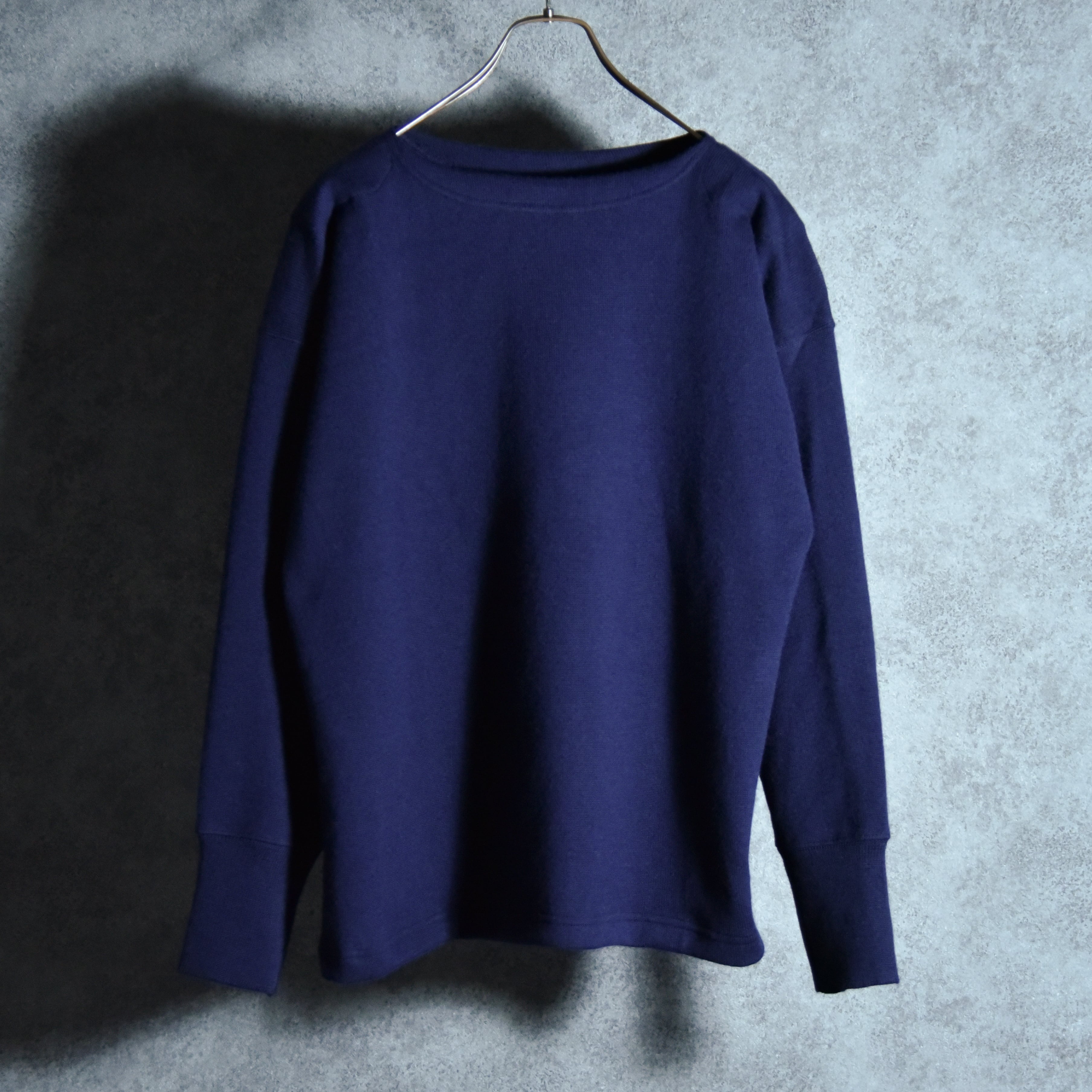 DEAD STOCK】Italian Navy Boat-neck Sweater イタリア軍 ボートネック