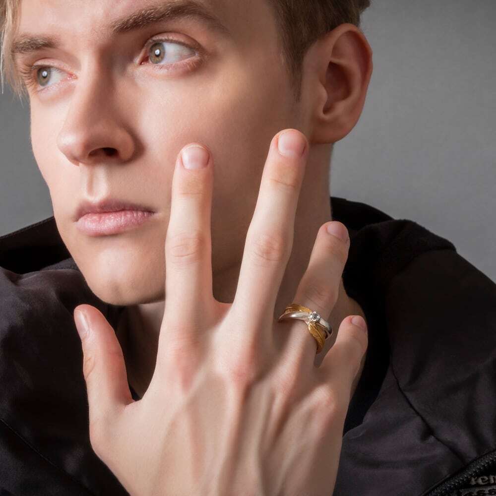 限定誕生石シリアル入り】【カスタムオーダー】鳳凰エックスリング