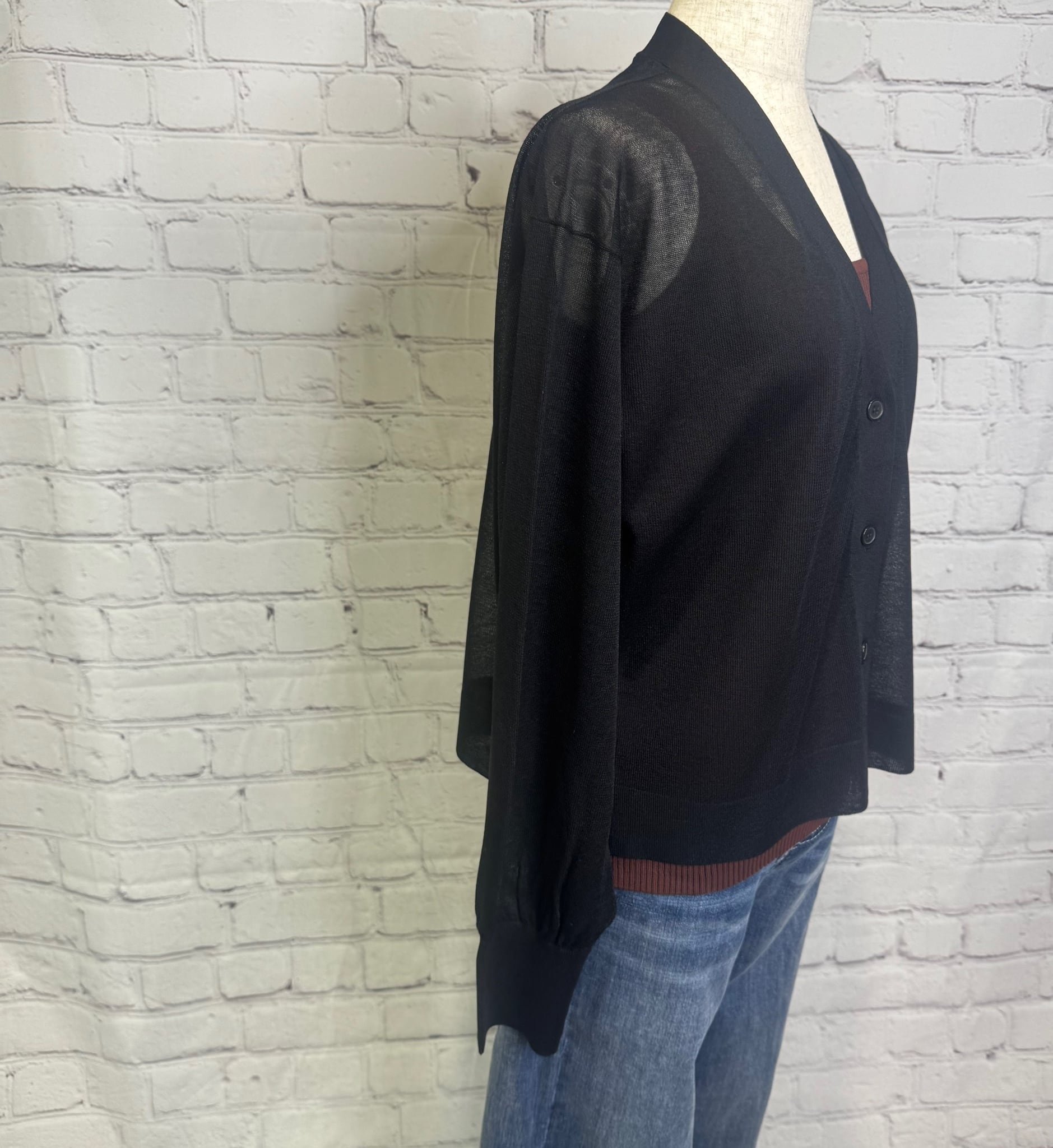 SALE！Dignite collier ディニテコリエ Vカーディガン 80256013