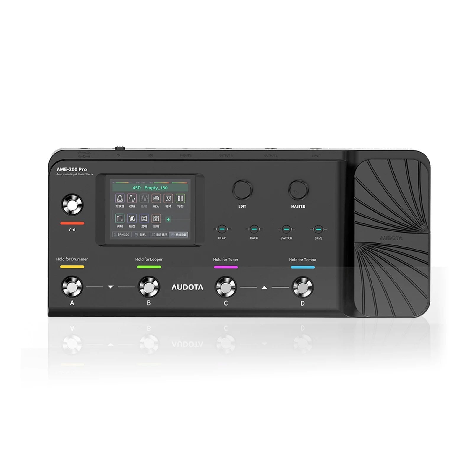 Audota Ame 200 Pro アンプモデラー エフェクター 充電式 チューナー