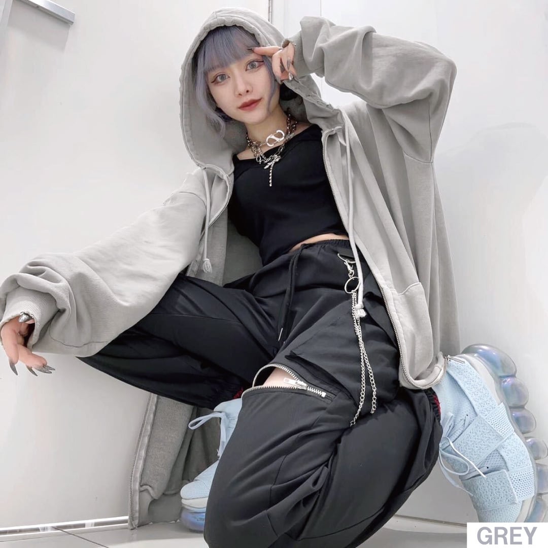 ピグメントダメージ ZIPパーカー | VOLCAN&APHRODITE