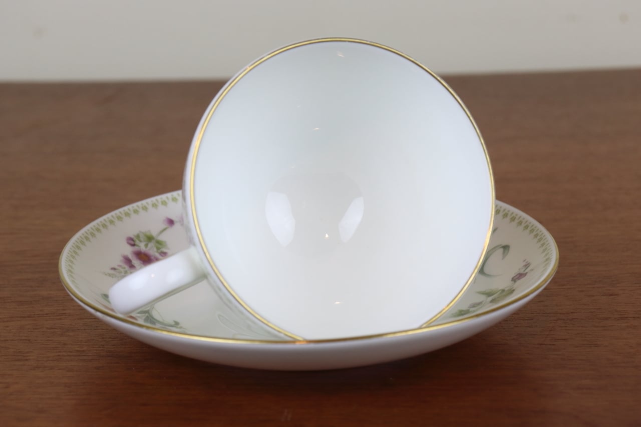 ウェッジウッド ミラベル デュオ カップ＆ソーサー MIRABELLE 花柄