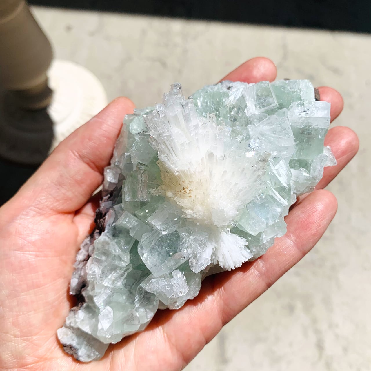 スコレス沸石(スコレサイト）魚眼石(アポフィライト) 【公式通販】