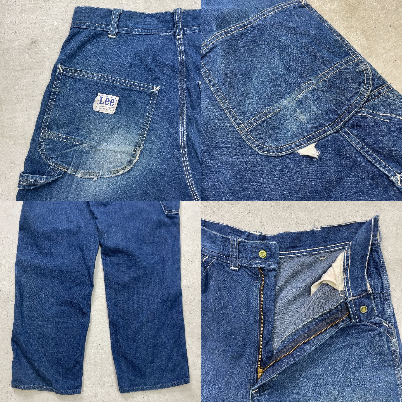 70年代 Lee リー デニムペインターパンツ メンズW30 古着 アメカジ70s