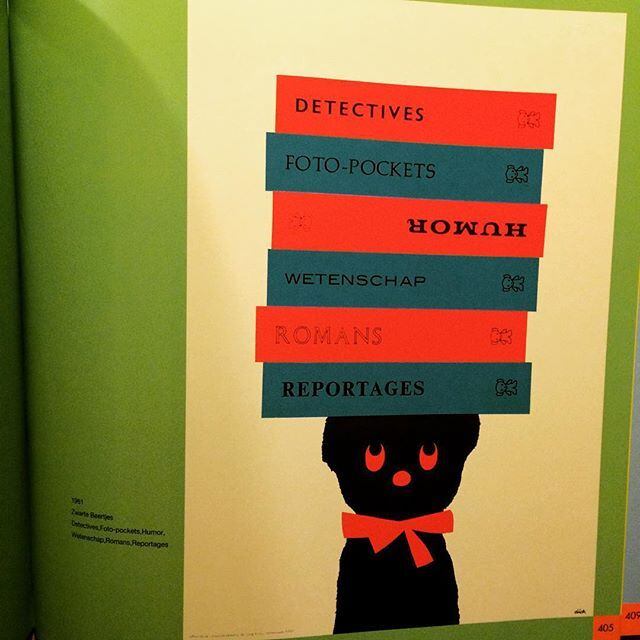 デザインの本「Zwarte Beertjes ディック・ブルーナ 装丁の仕事