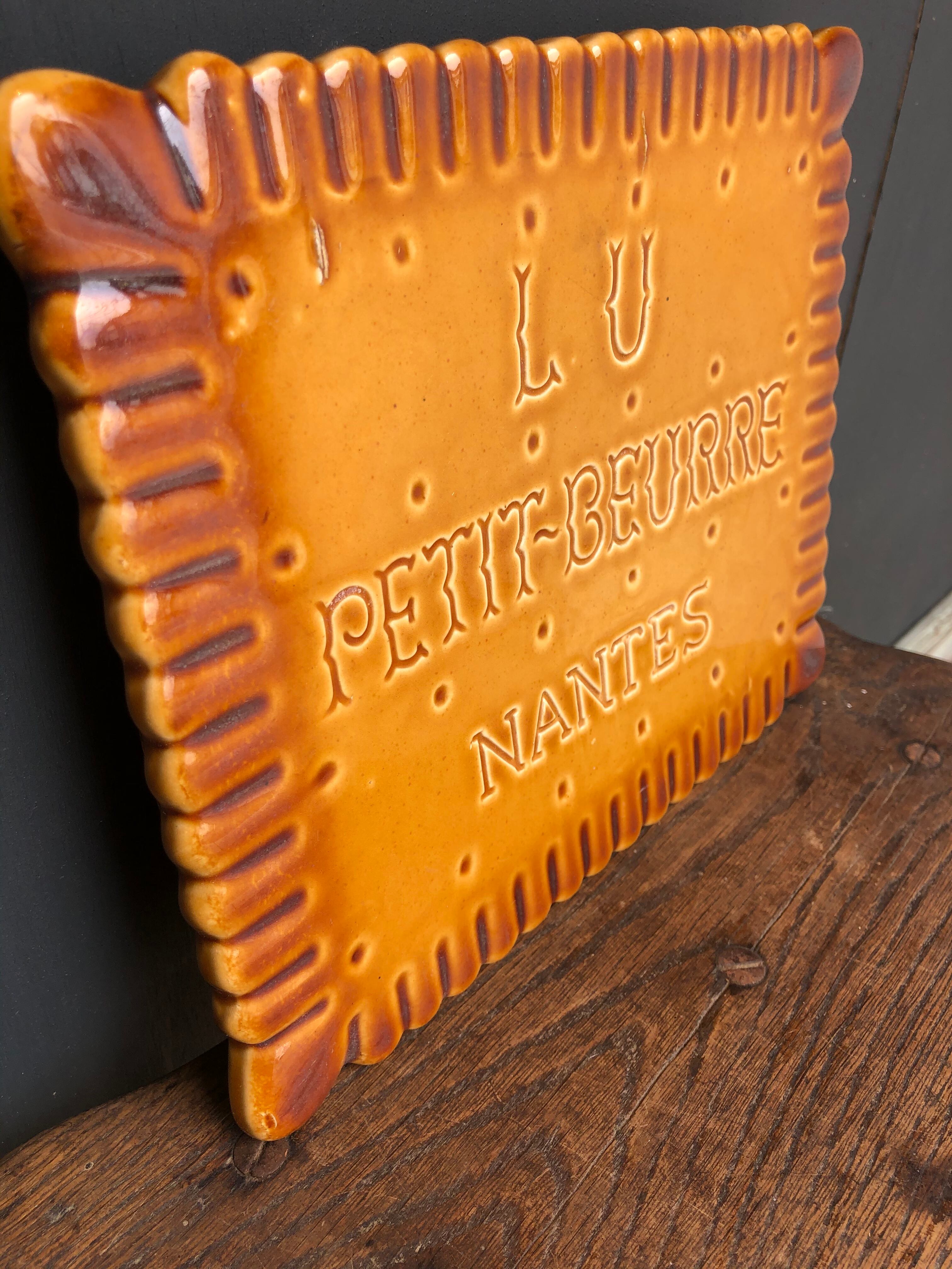 LU ビスケット プレート 陶器 | Brocante de La Cocotte （フランス